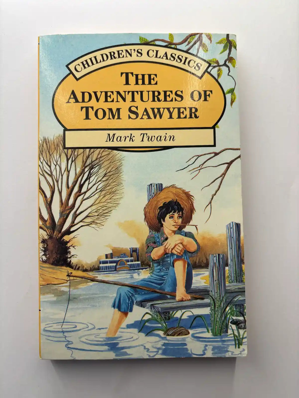 The Adventures of Tom Sawyer by Mark Twain children's book front cover UK