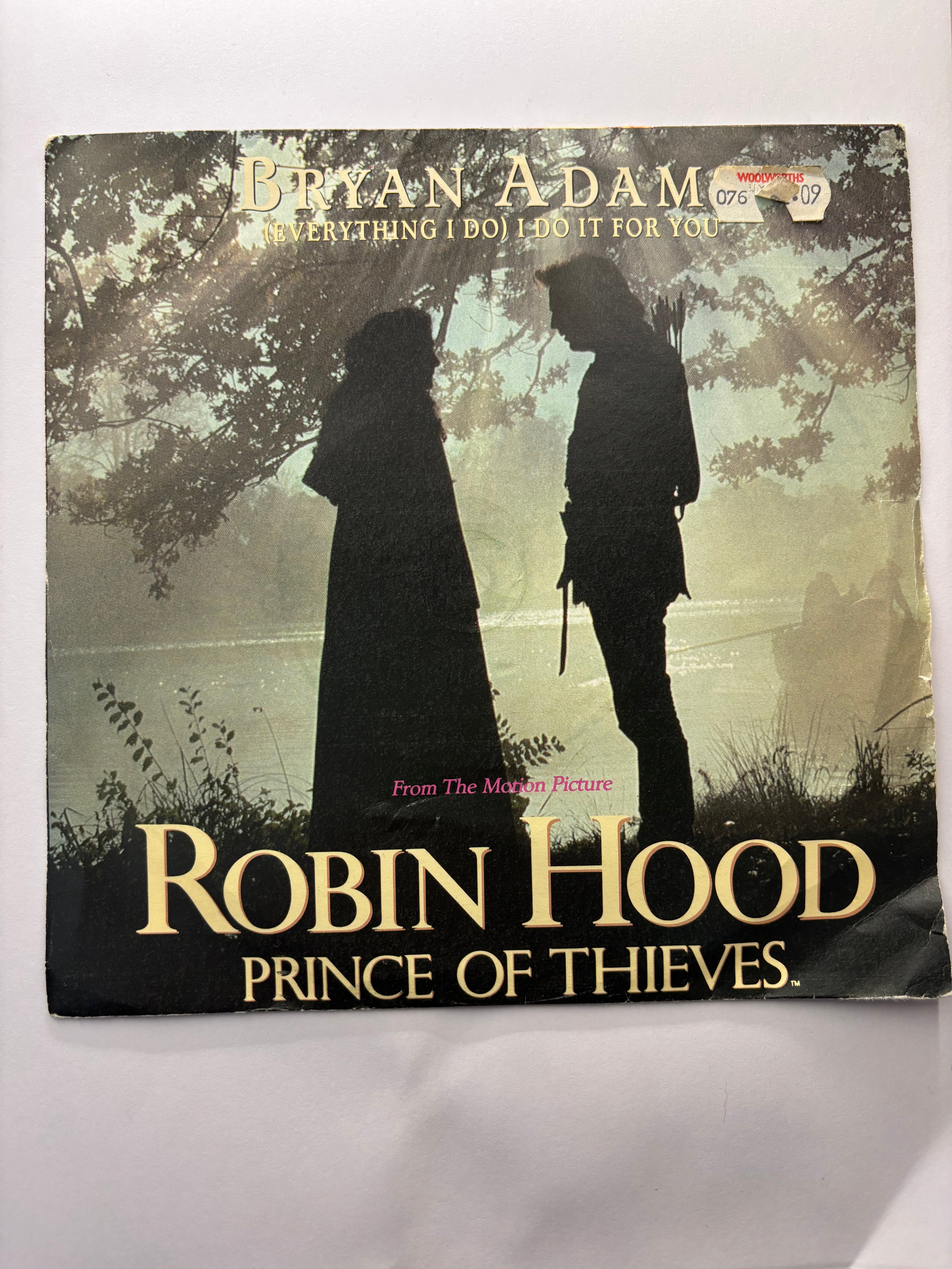 Bryan Adams- (Everything I do) I do it for you 7’’ Vinyl Single 1991