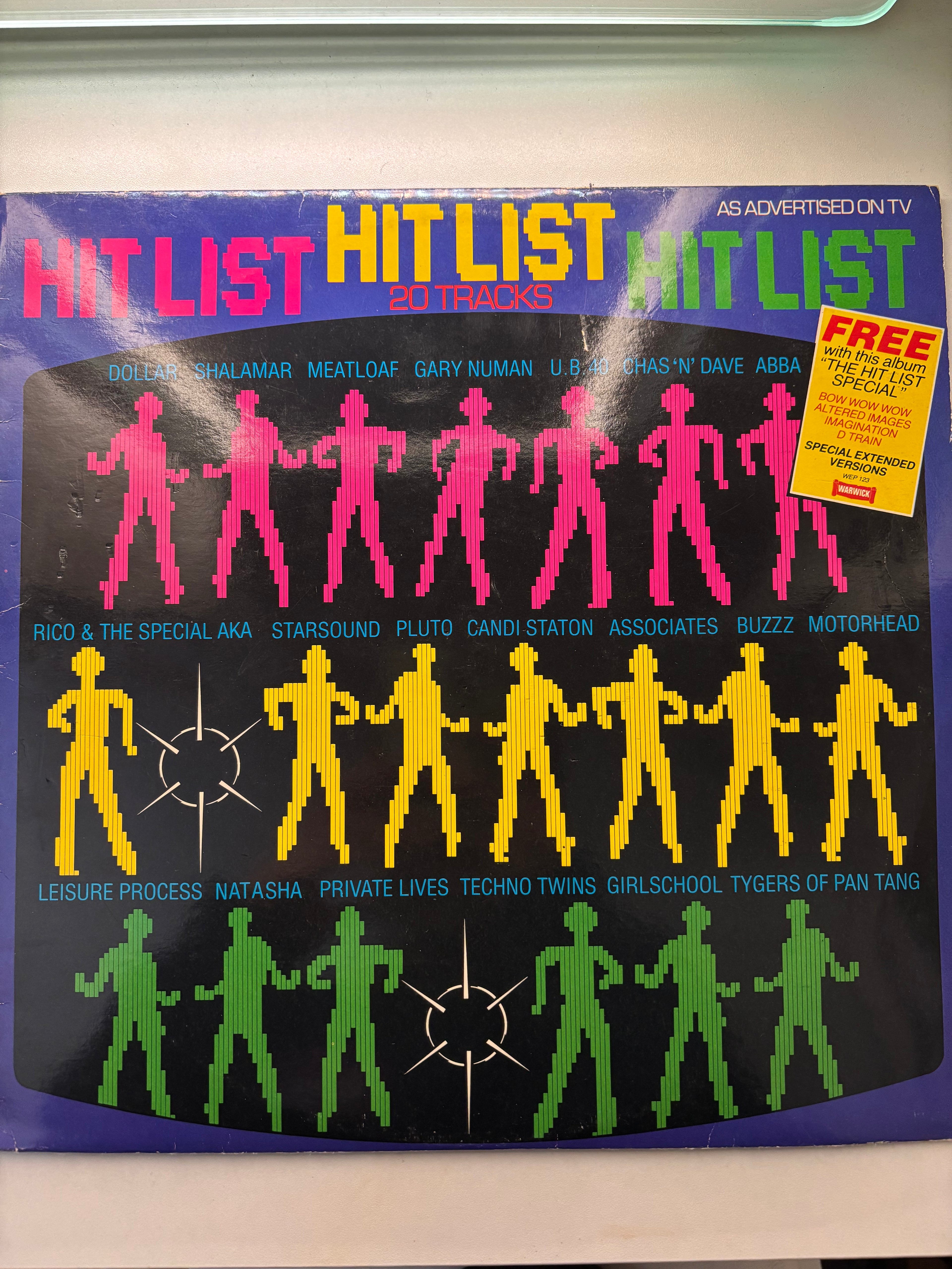 Hitlist 20 tracks Vinyl Album 1982
