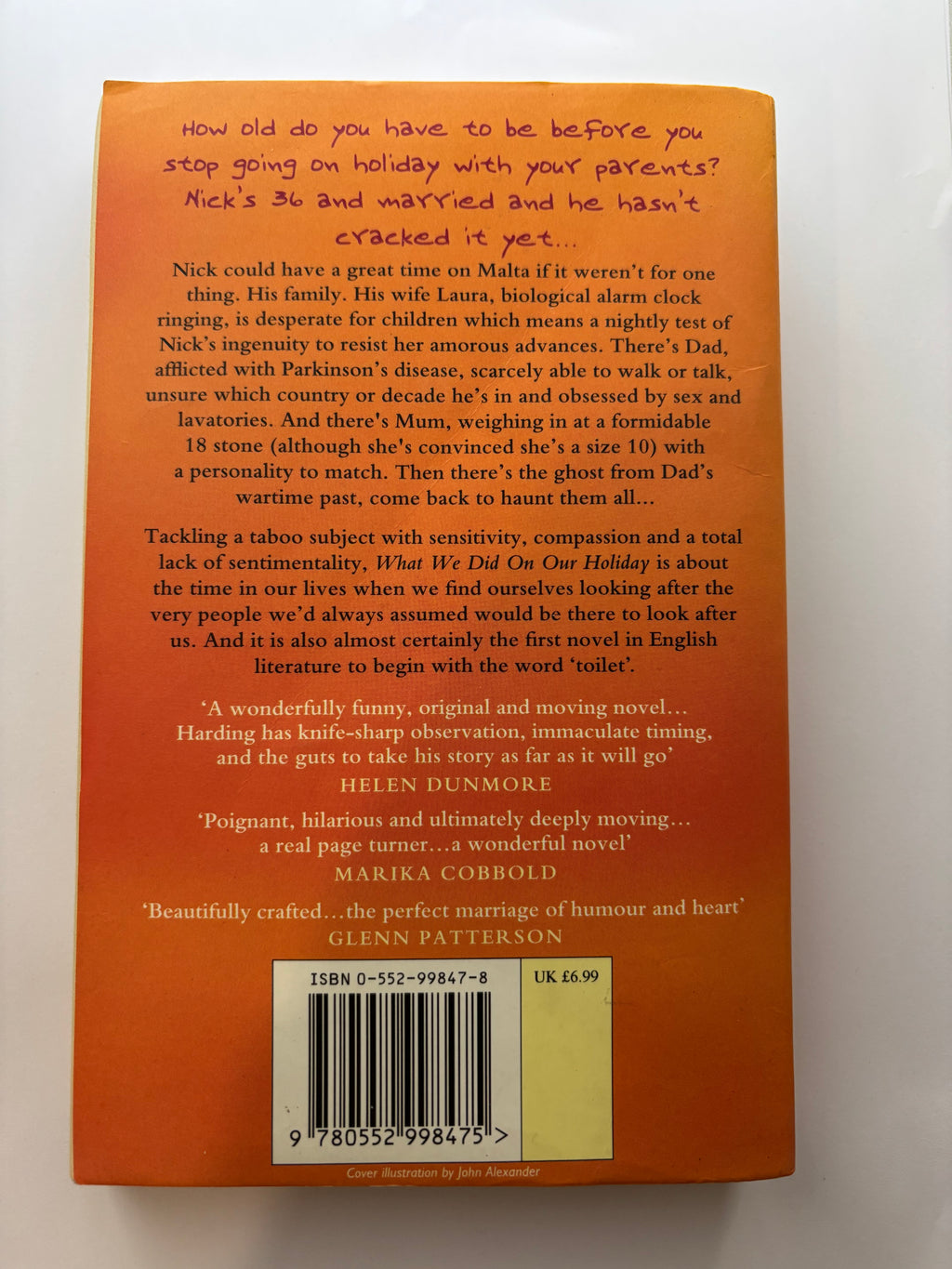 What we did on our holiday by John Harding