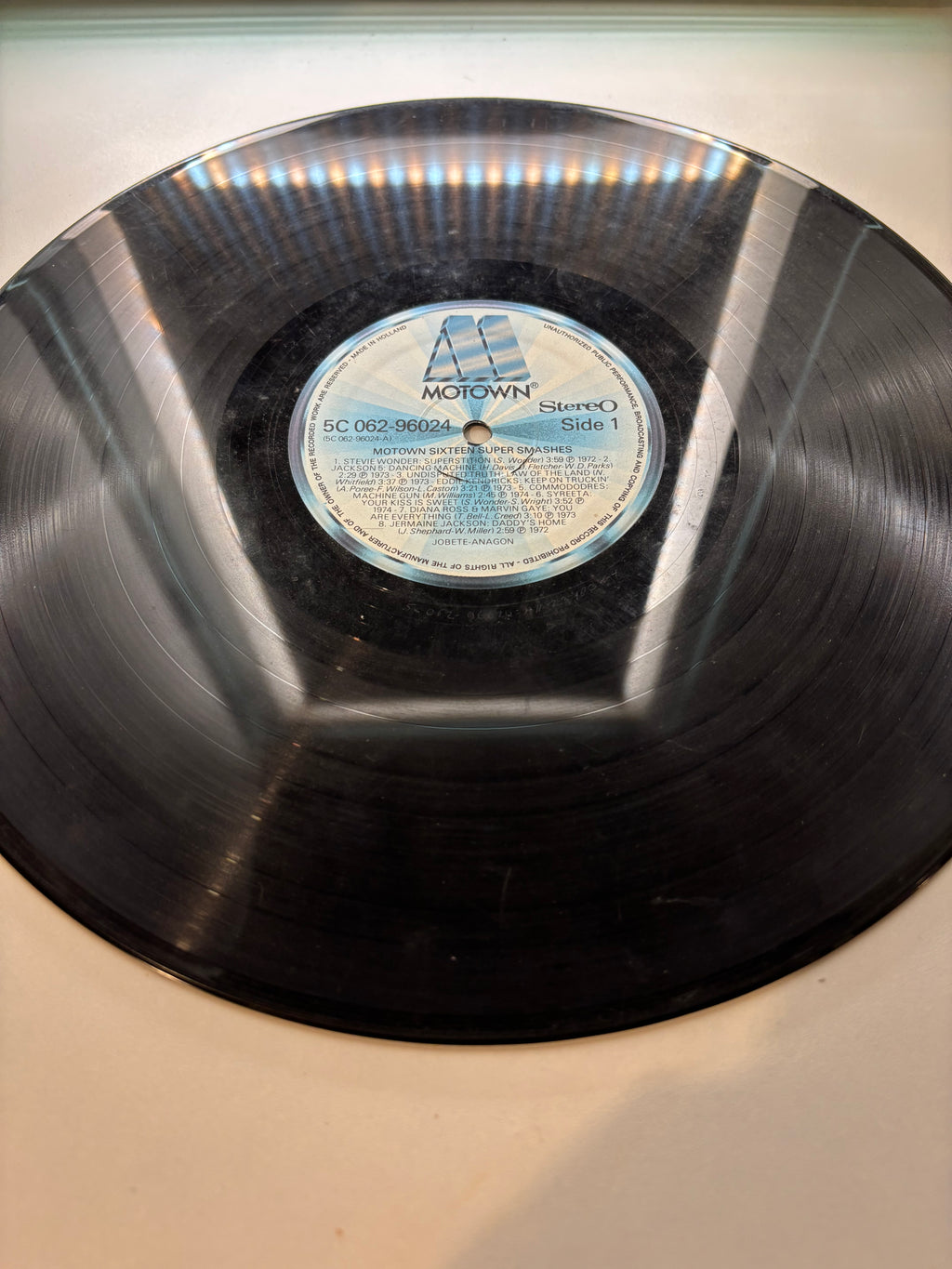 Motown 16 Super Smashes Vinyl Album