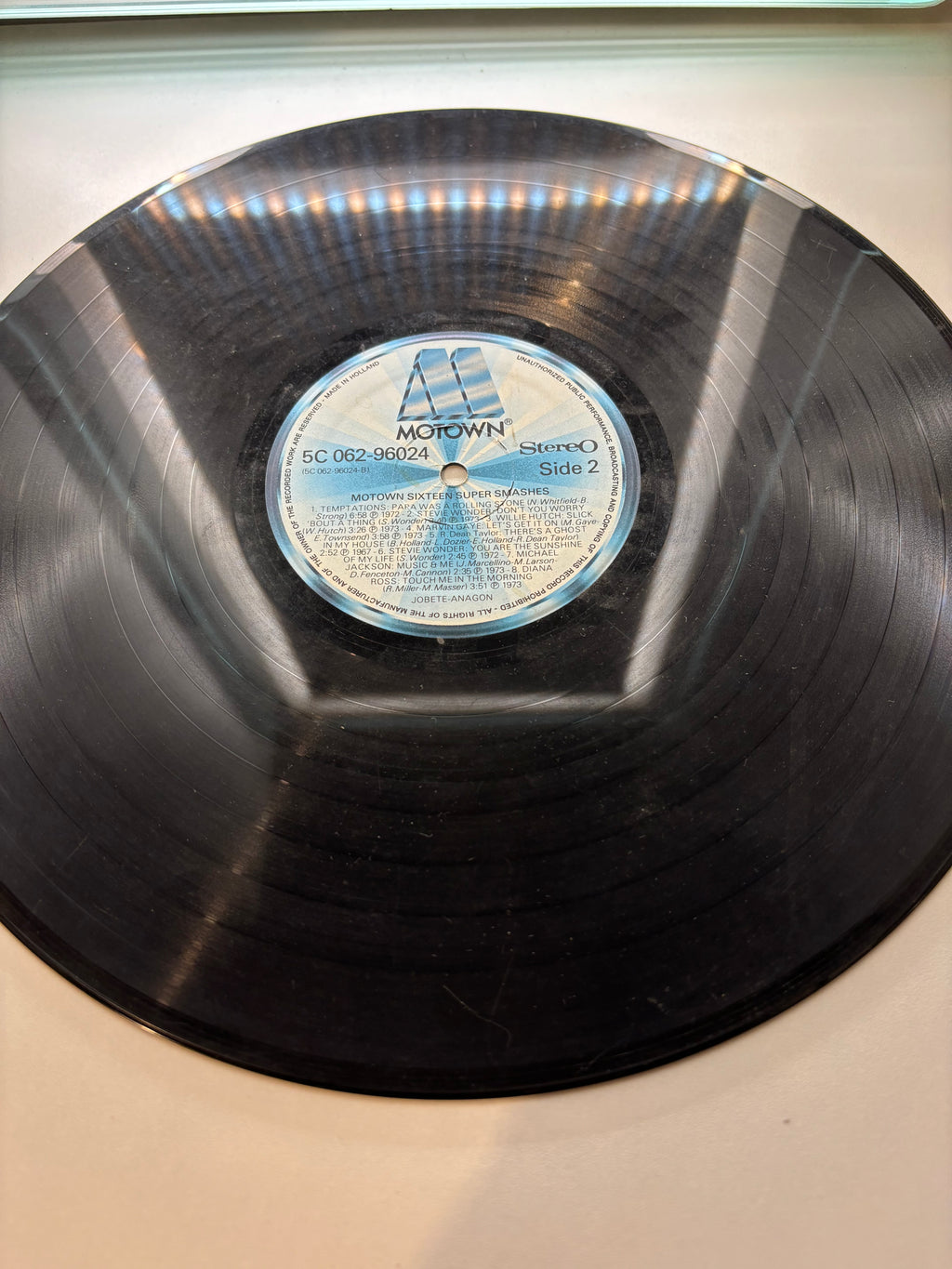 Motown 16 Super Smashes Vinyl Album