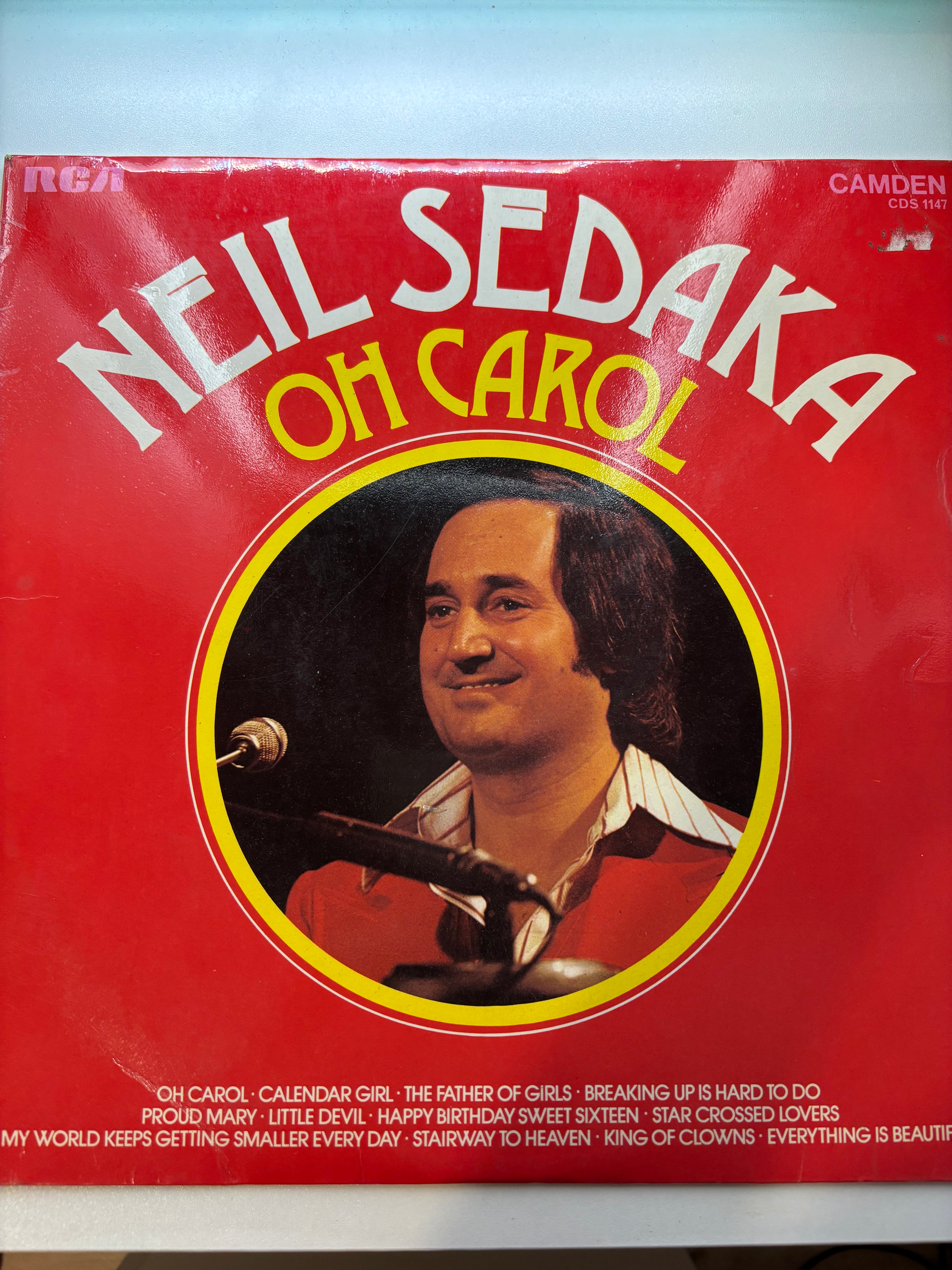 Neil Sedaka Oh Carol Vinyl Album 1970, 1974