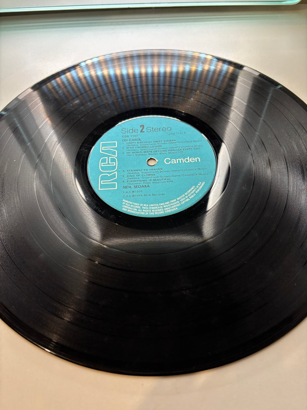 Neil Sedaka Oh Carol Vinyl Album 1970, 1974