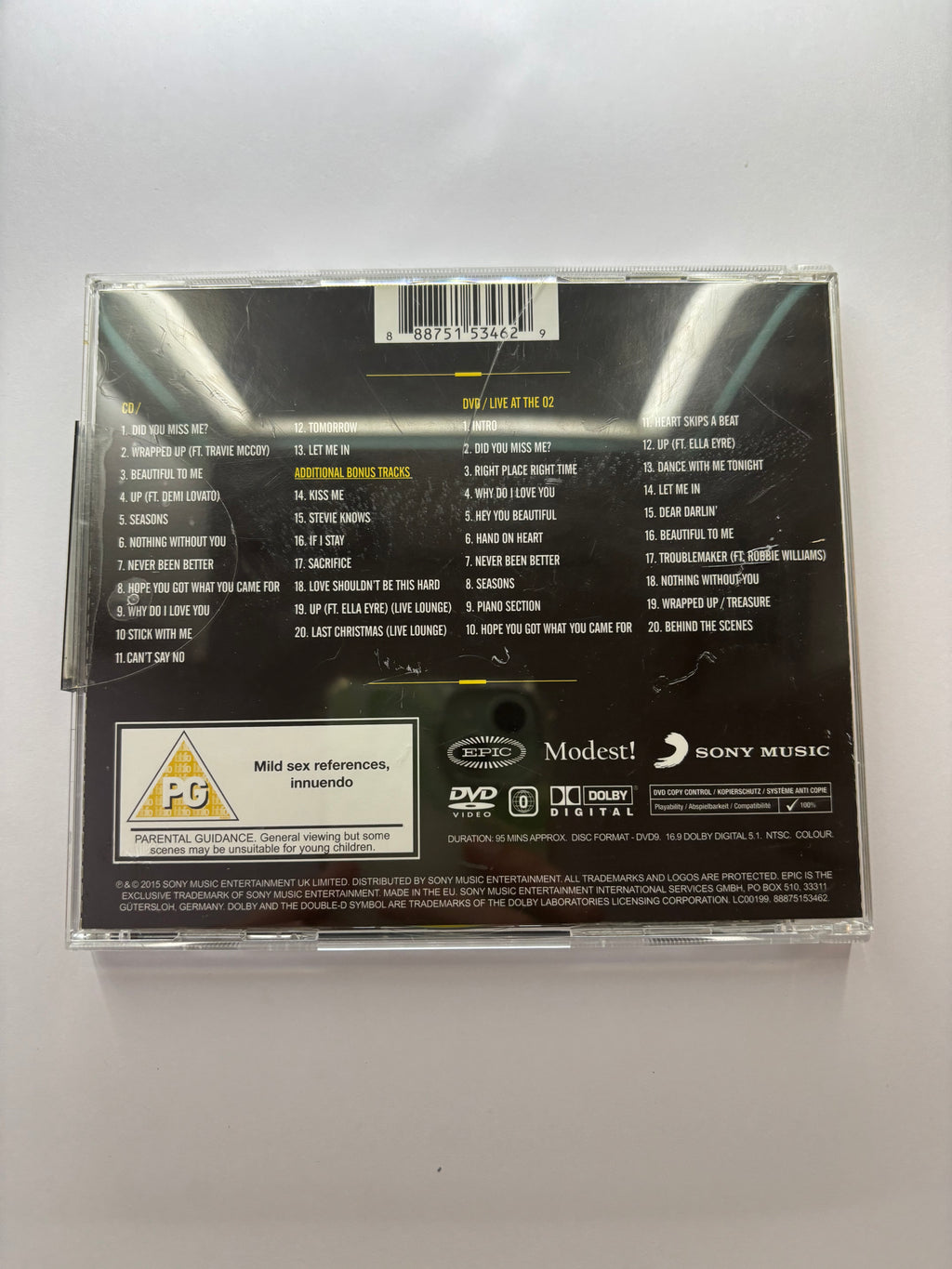 Olly Murs- Never Been Better CD