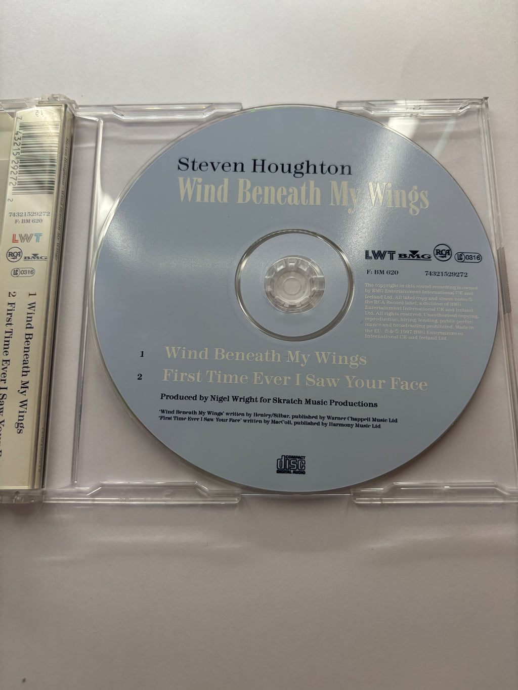 Steven Houghton- Wind beneath my Wings CD