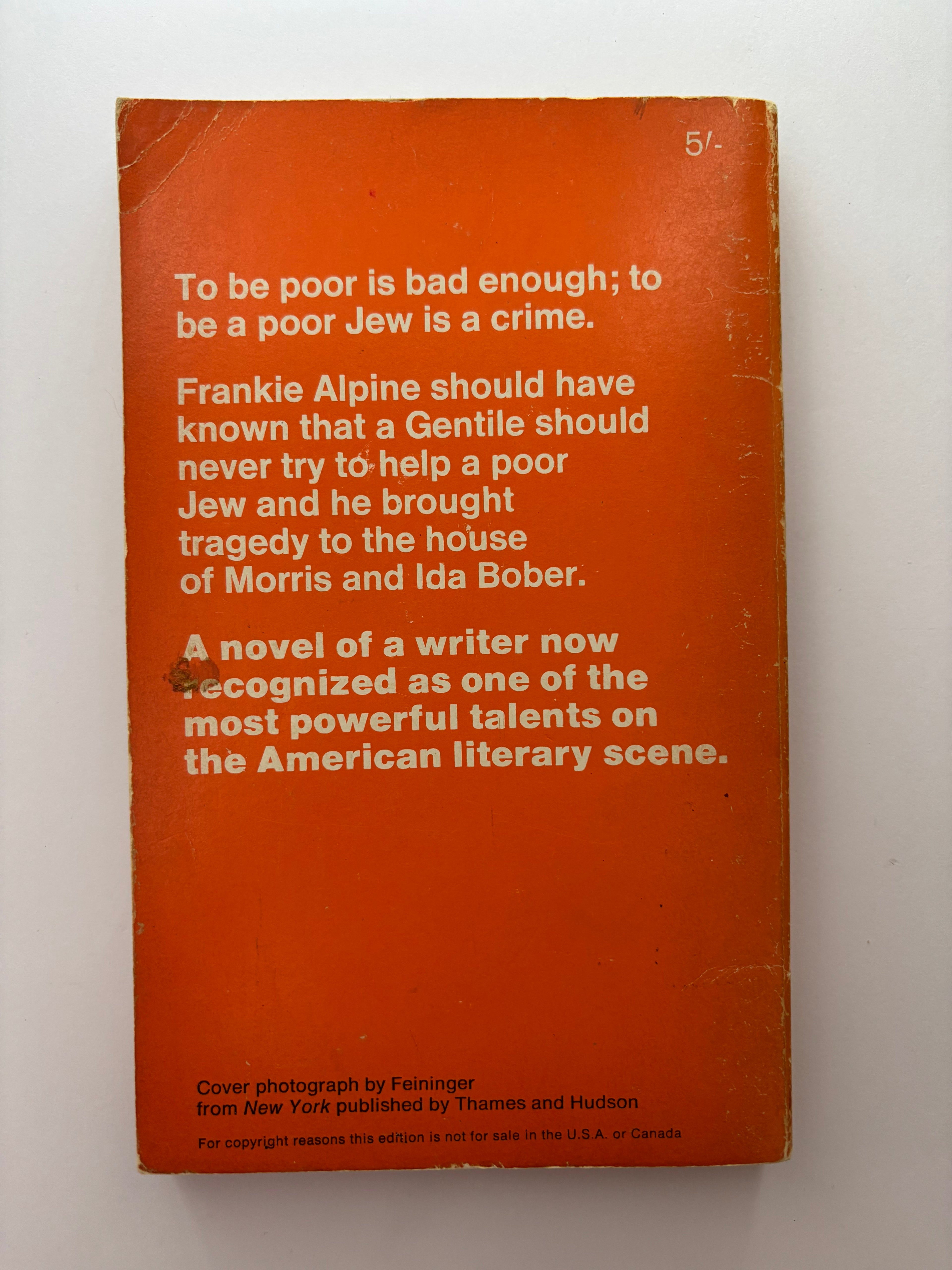 The Assistant by Bernard Malamud