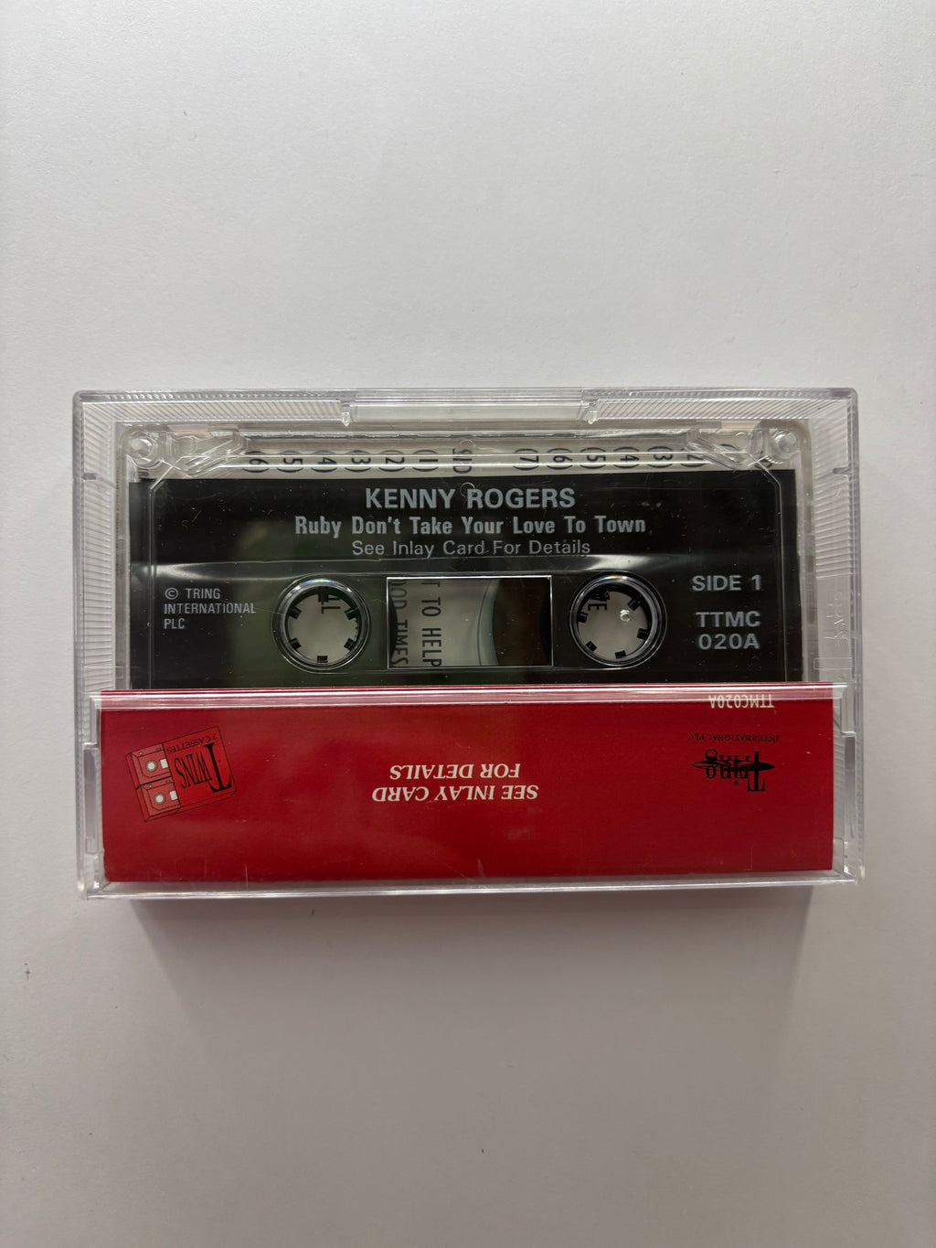 Kenny Rogers- Ruby don’t take your love to town Cassette.