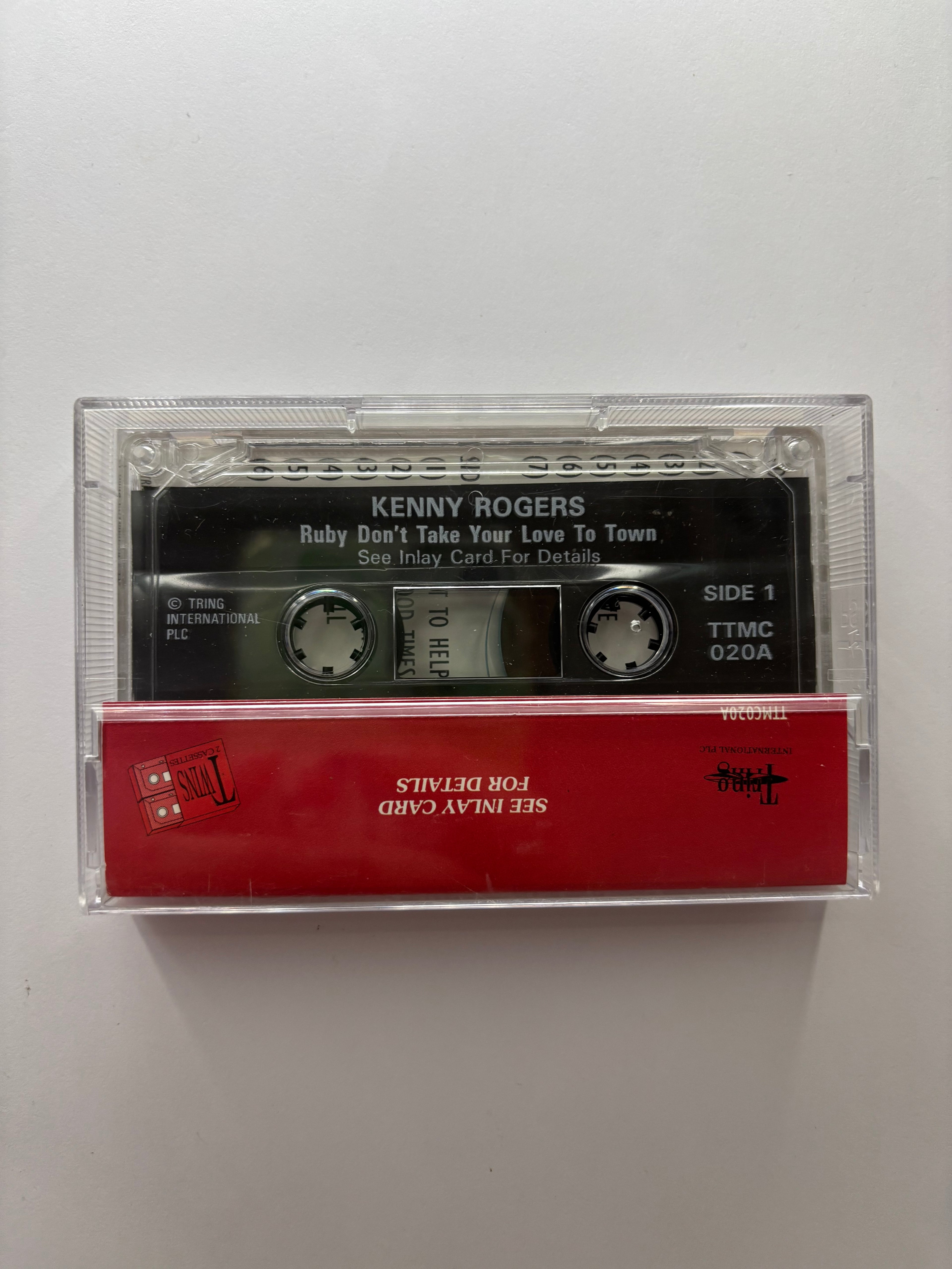 Kenny Rogers- Ruby don’t take your love to town Cassette.