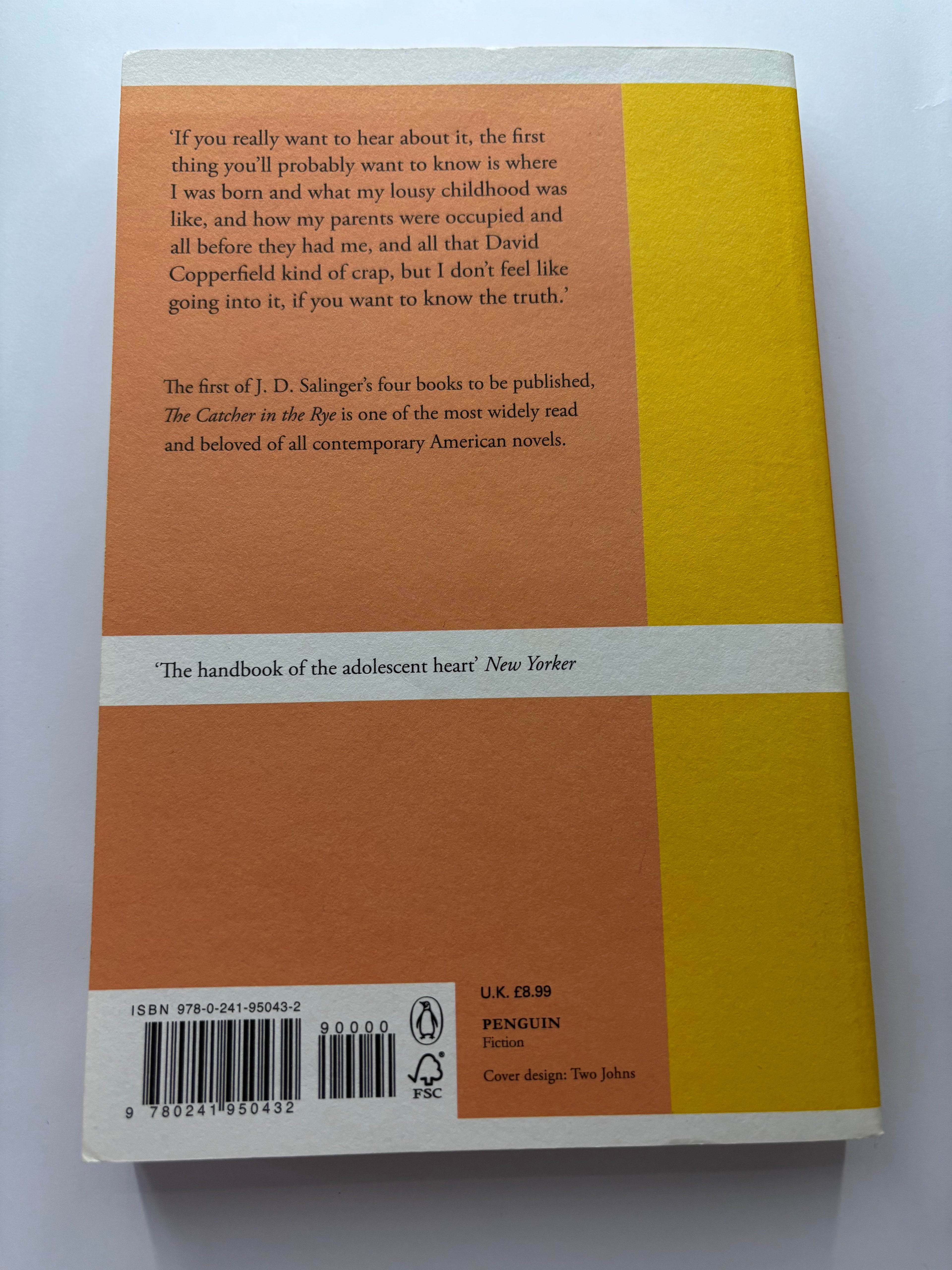 The Catcher in the Rye by J.D. Salinger