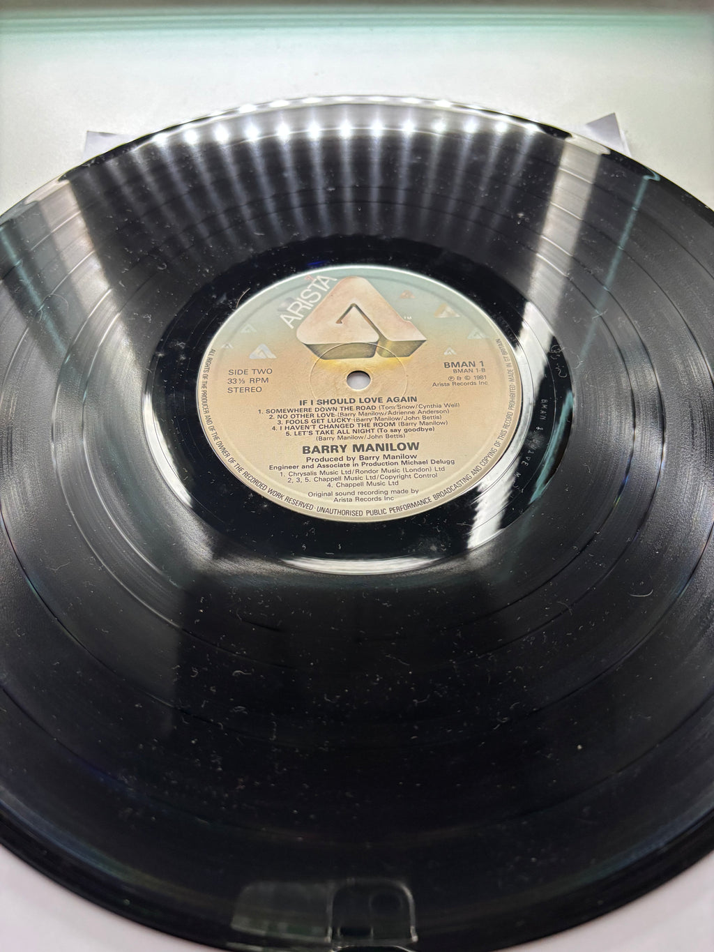 Barry Manilow- If I should love again 1981 Vinyl Album