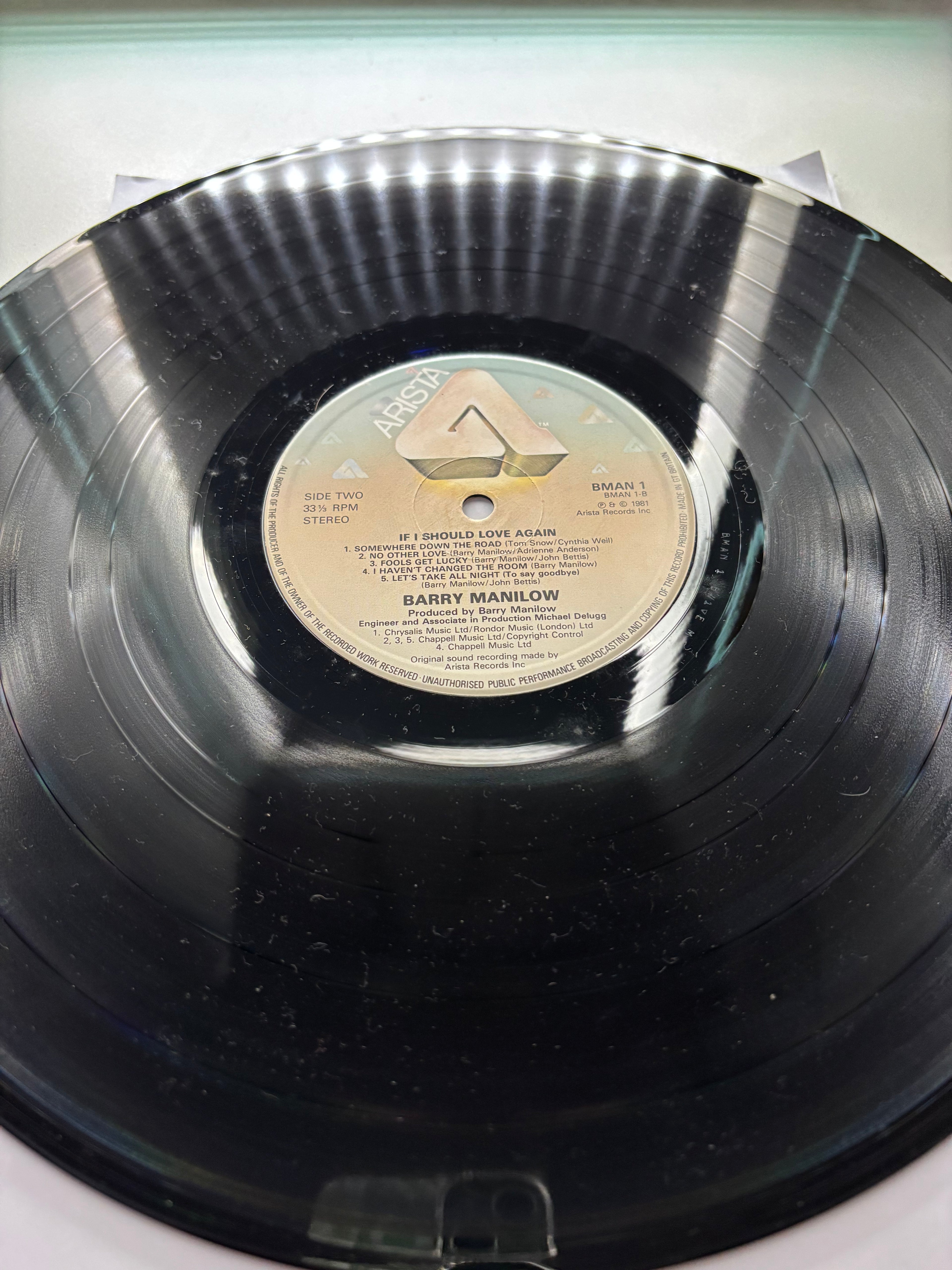 Barry Manilow- If I should love again 1981 Vinyl Album
