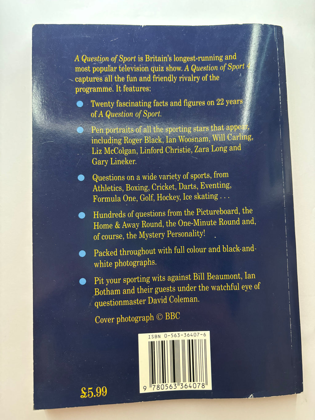 A Question of Sport Quiz Book