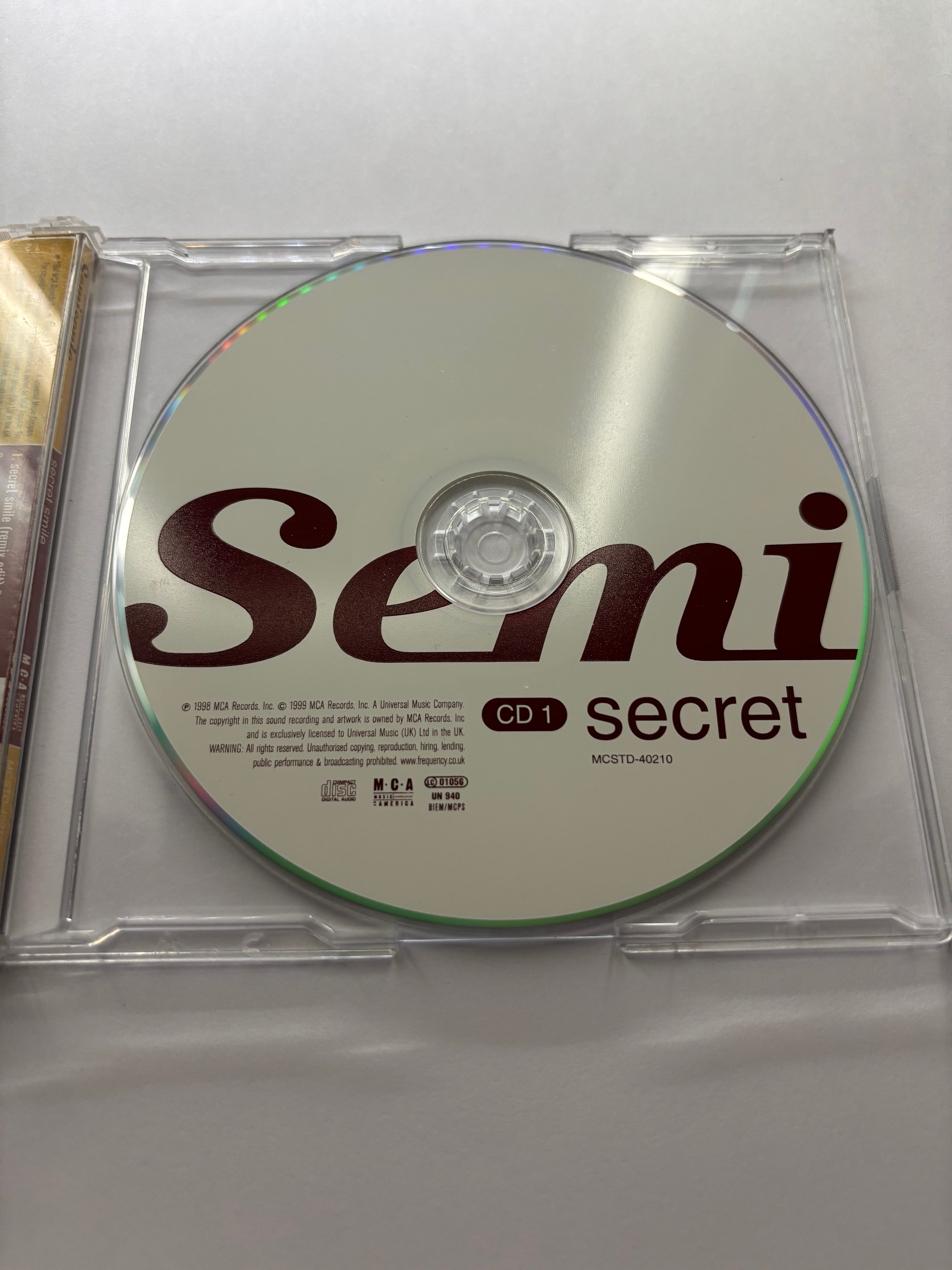 SemiSonic- Secret Smile CD