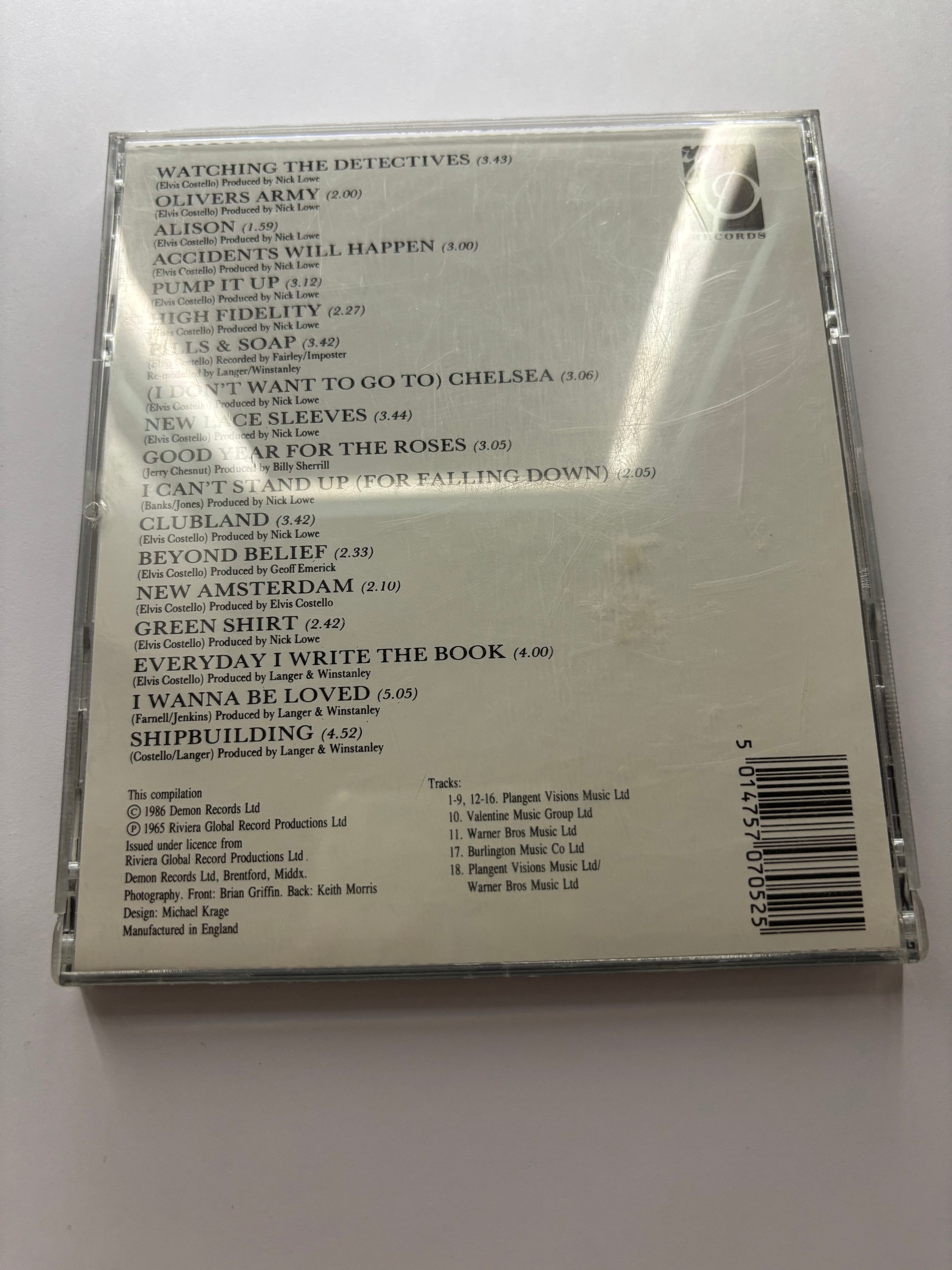 Elvis Costello- The Man (the best of Elvis Costello) CD