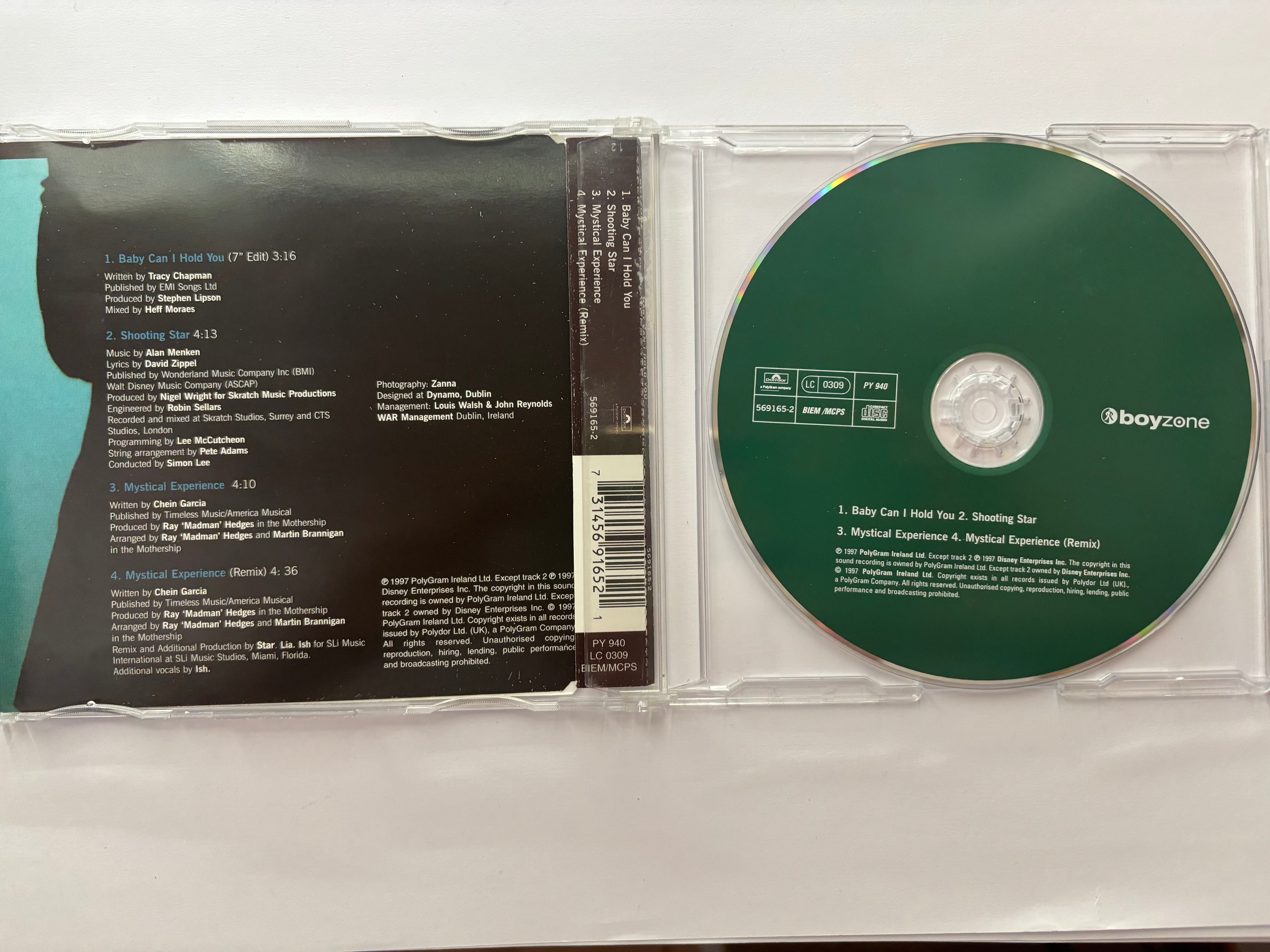 Boyzone- Baby can I hold you/Shooting Star CD