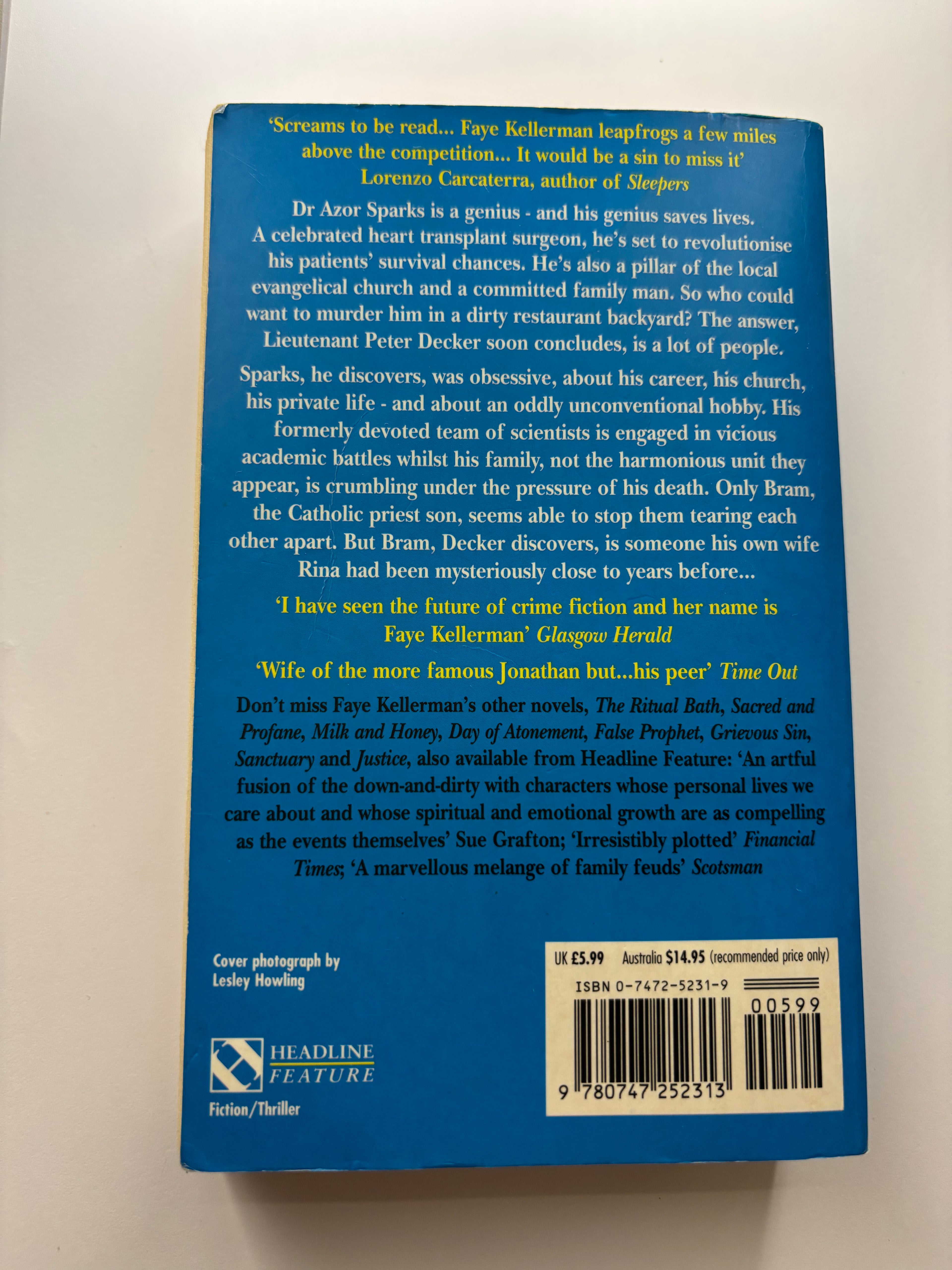 Prayers for the Dead by Faye Kellerman