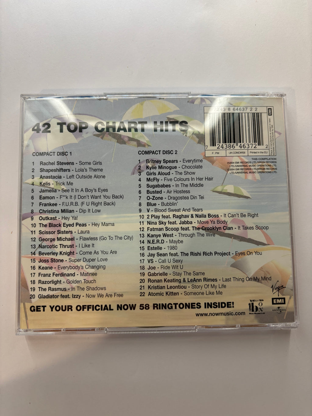 Now that’s what I call music! 58 2 CD