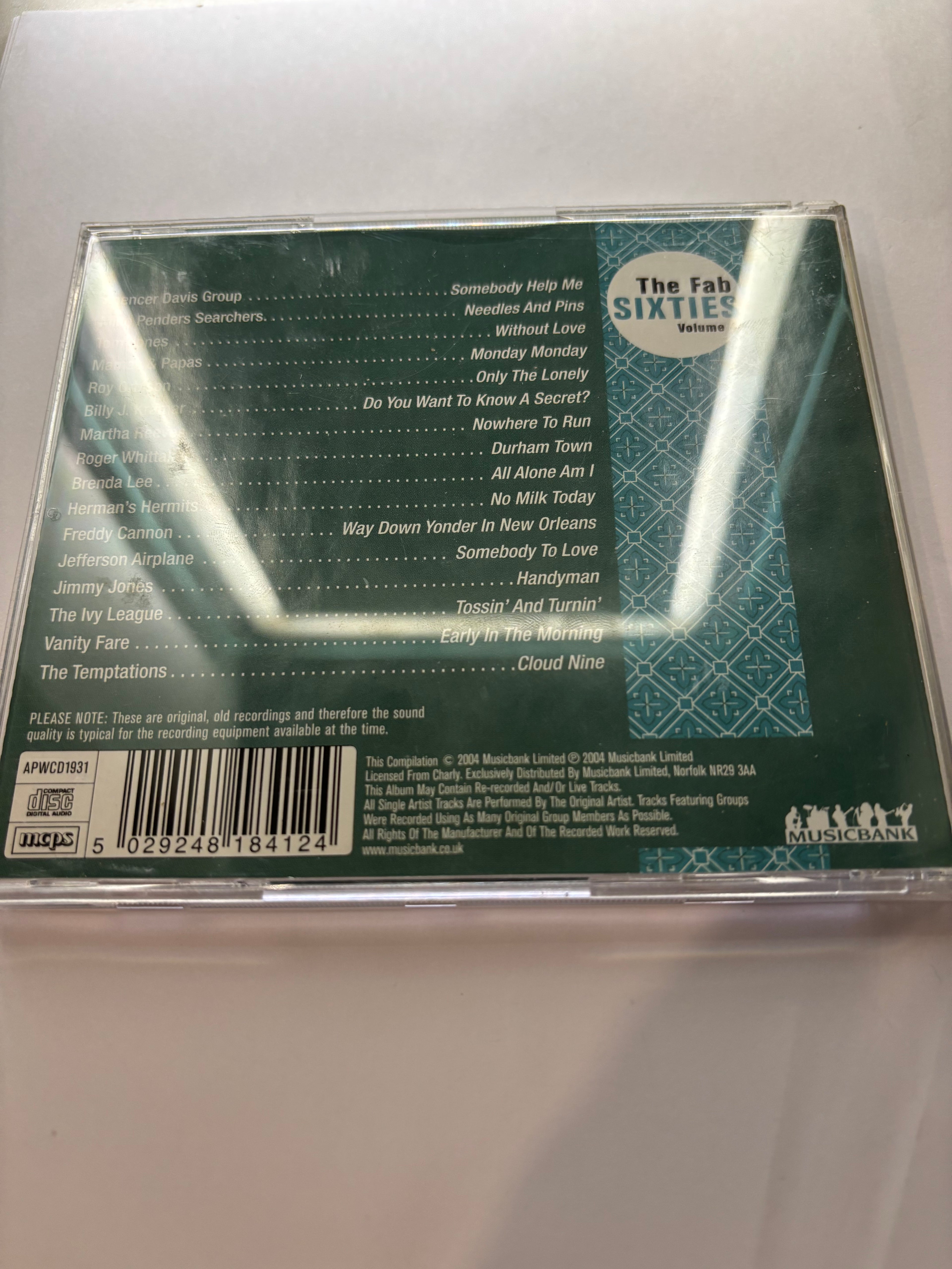 The Fab Sixties- Volume 4 CD