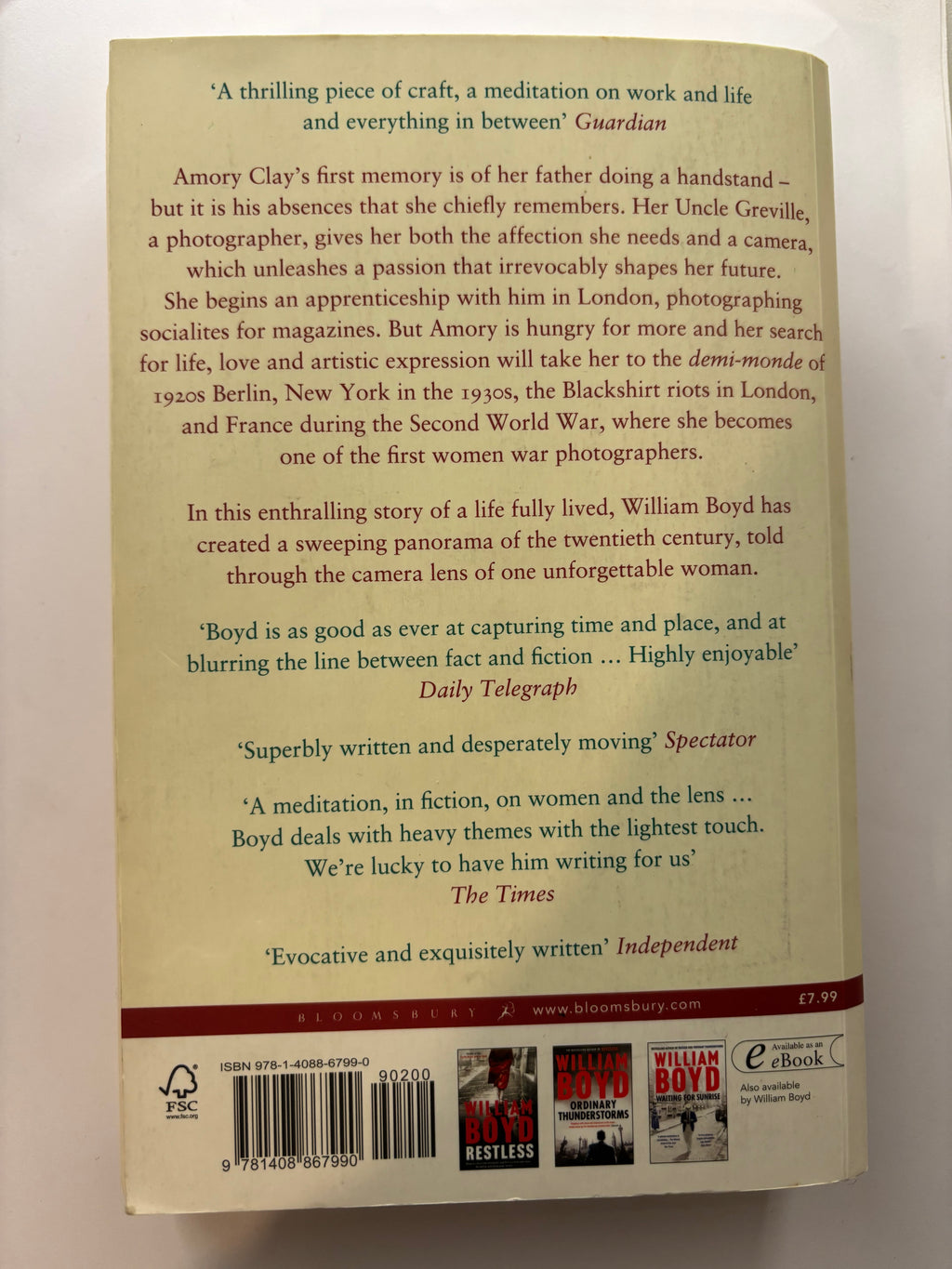 Sweet Caress by William Boyd