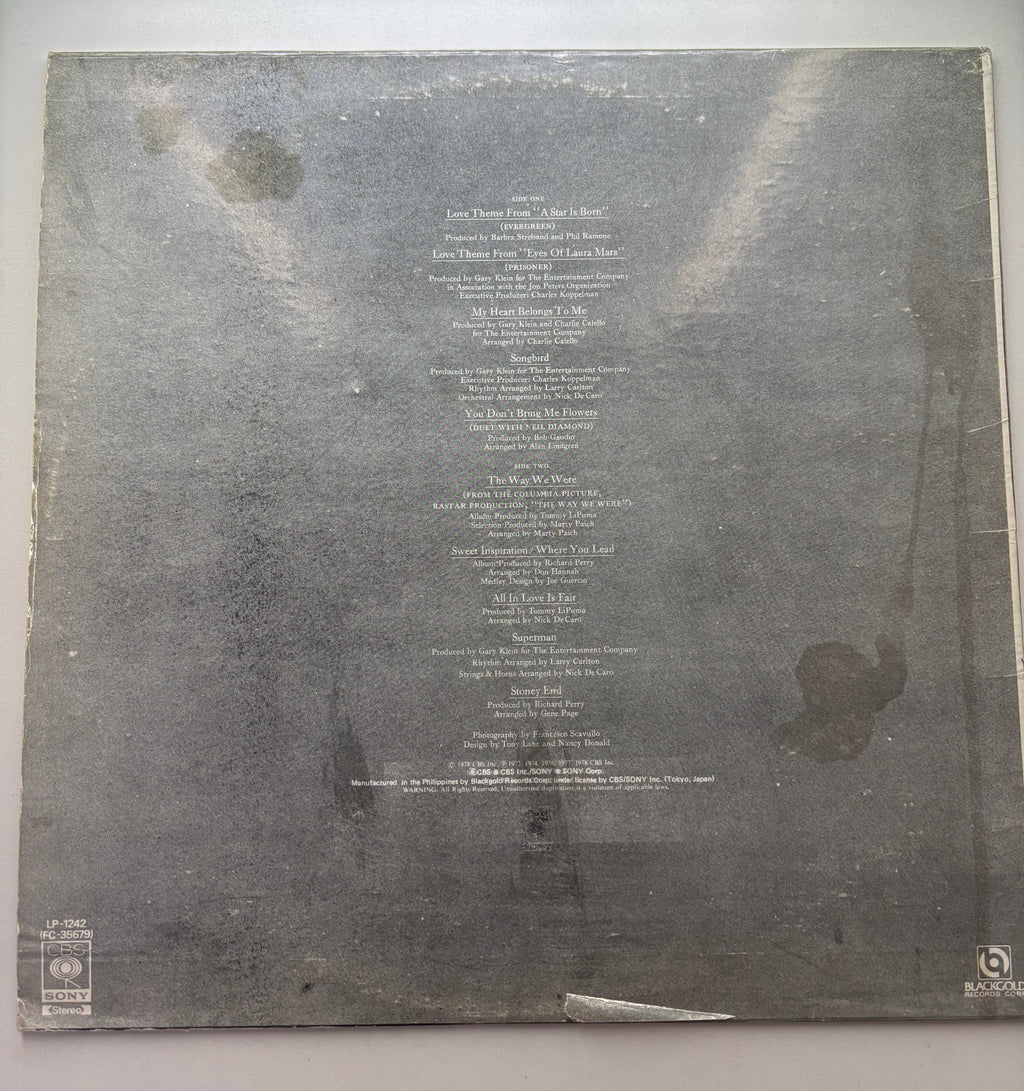 Barbara Streisand’s Greatest Hits Volume 2 Vinyl Album