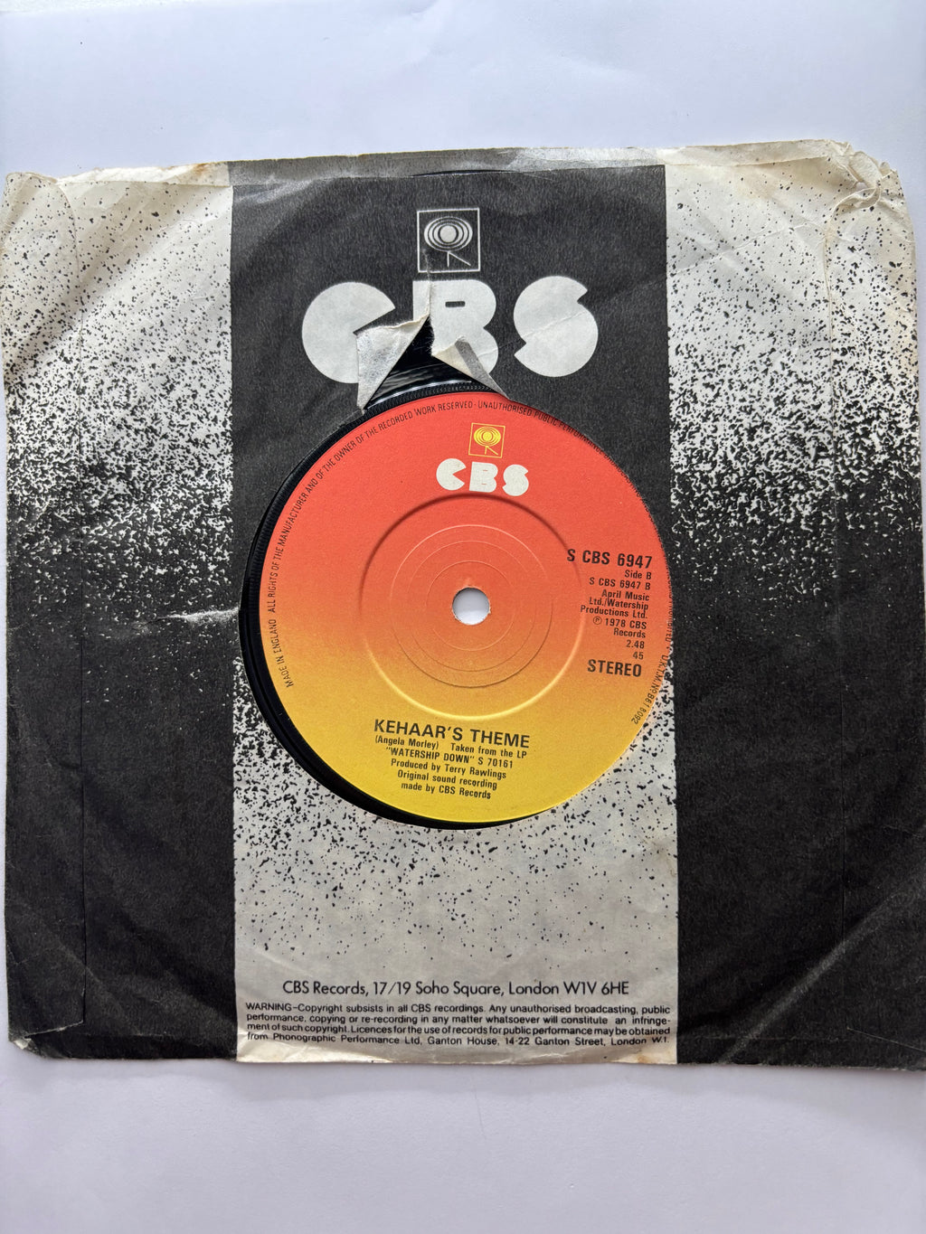 Art Garfunkel- Bright Eyes 7’’ Vinyl Single 1978