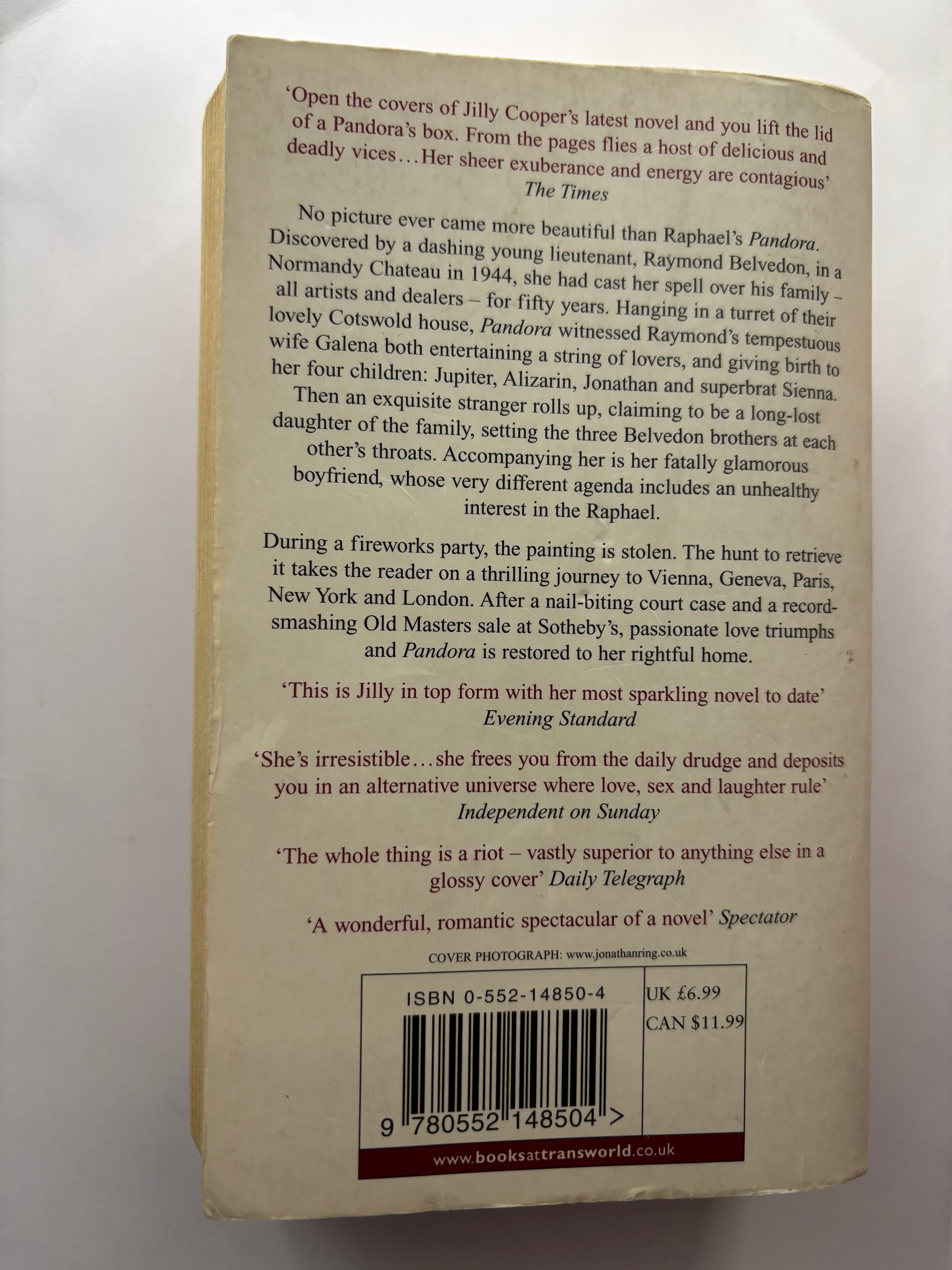 Pandora by Jilly Cooper