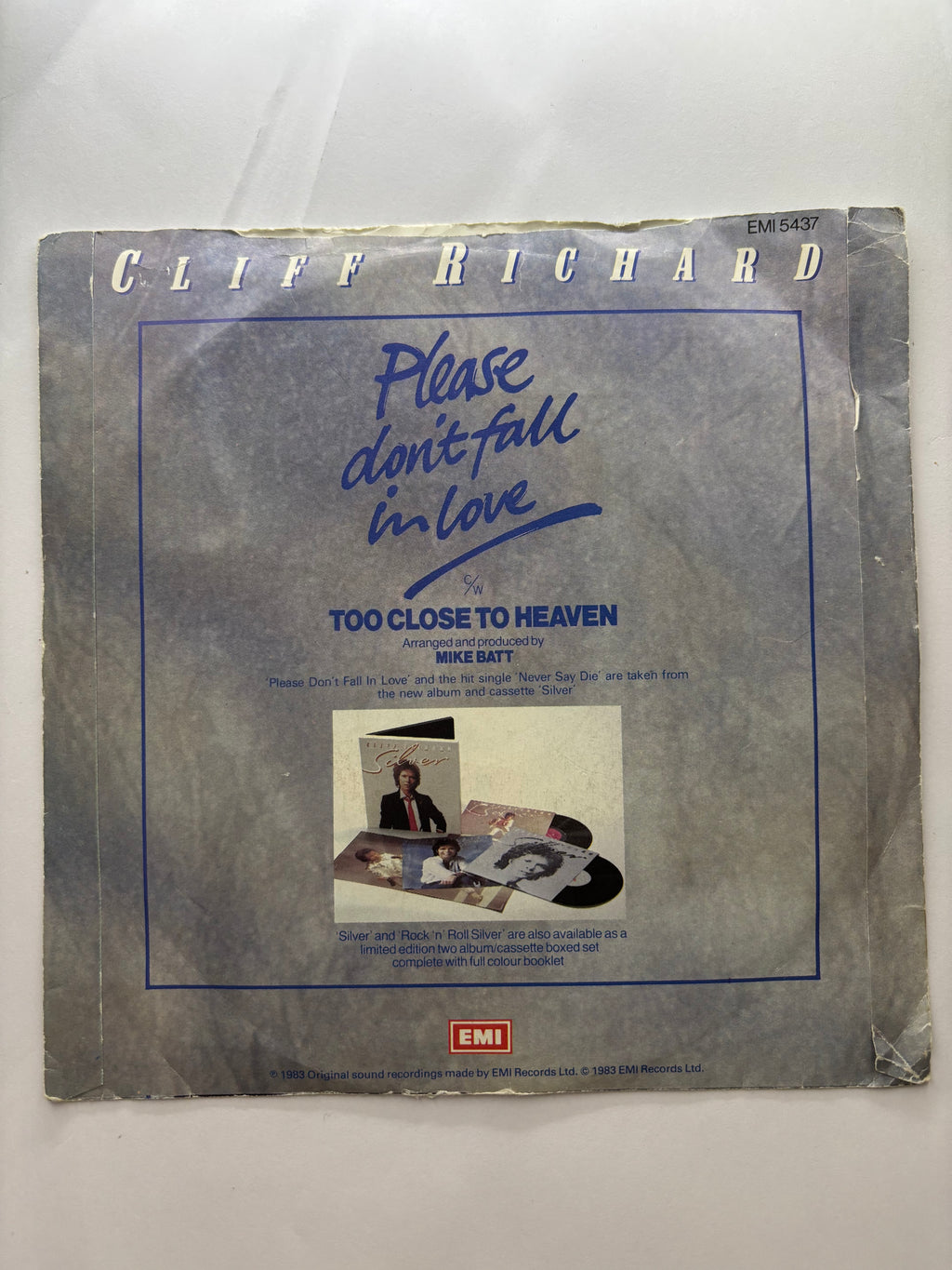 Cliff Richard- Please don’t fall in love 7’’ vinyl single 1983