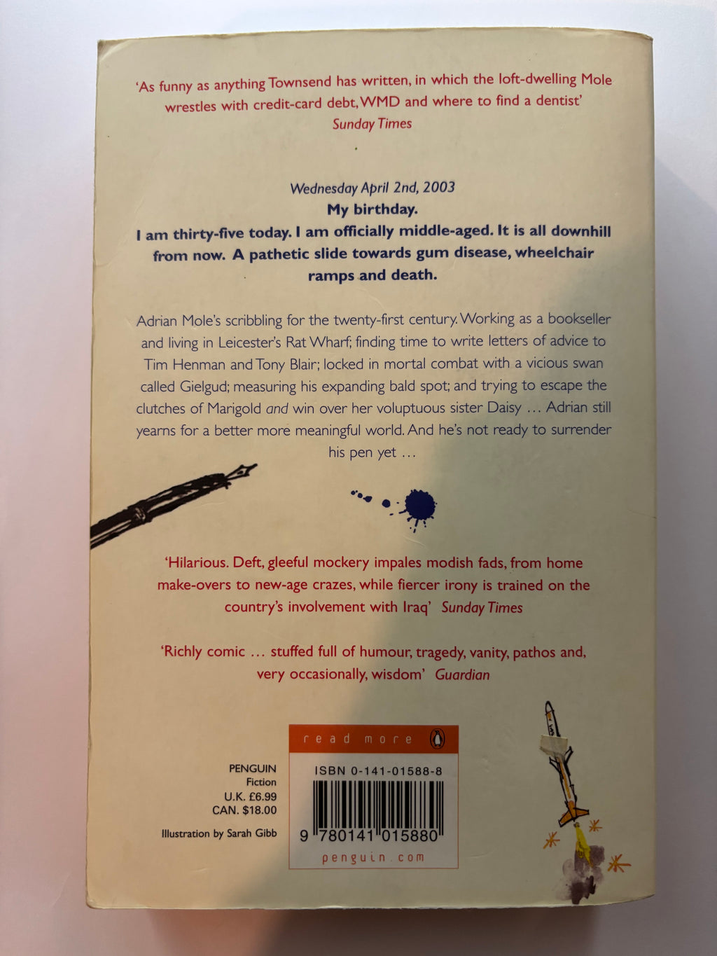 Adrian Mole and the weapons of Mass Destruction by Sue Townsend