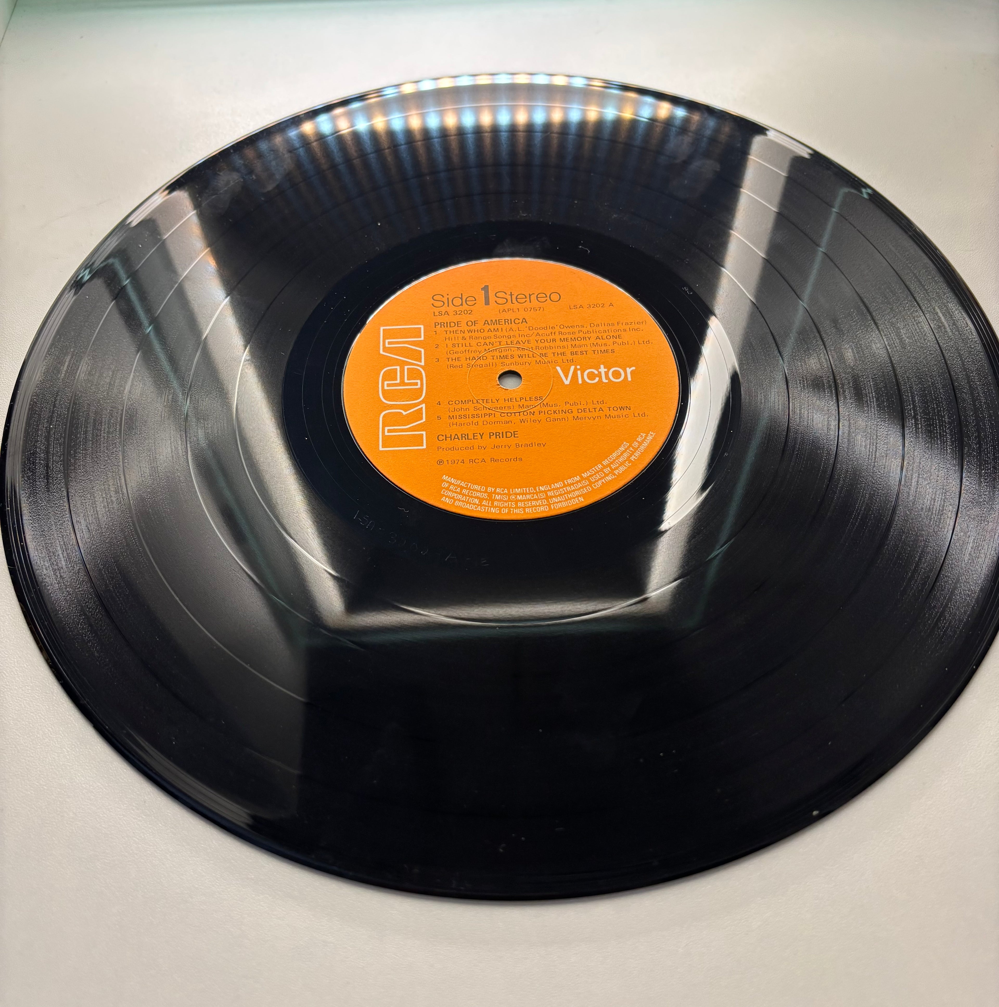 Charley Pride- Pride of America 1974 vinyl album