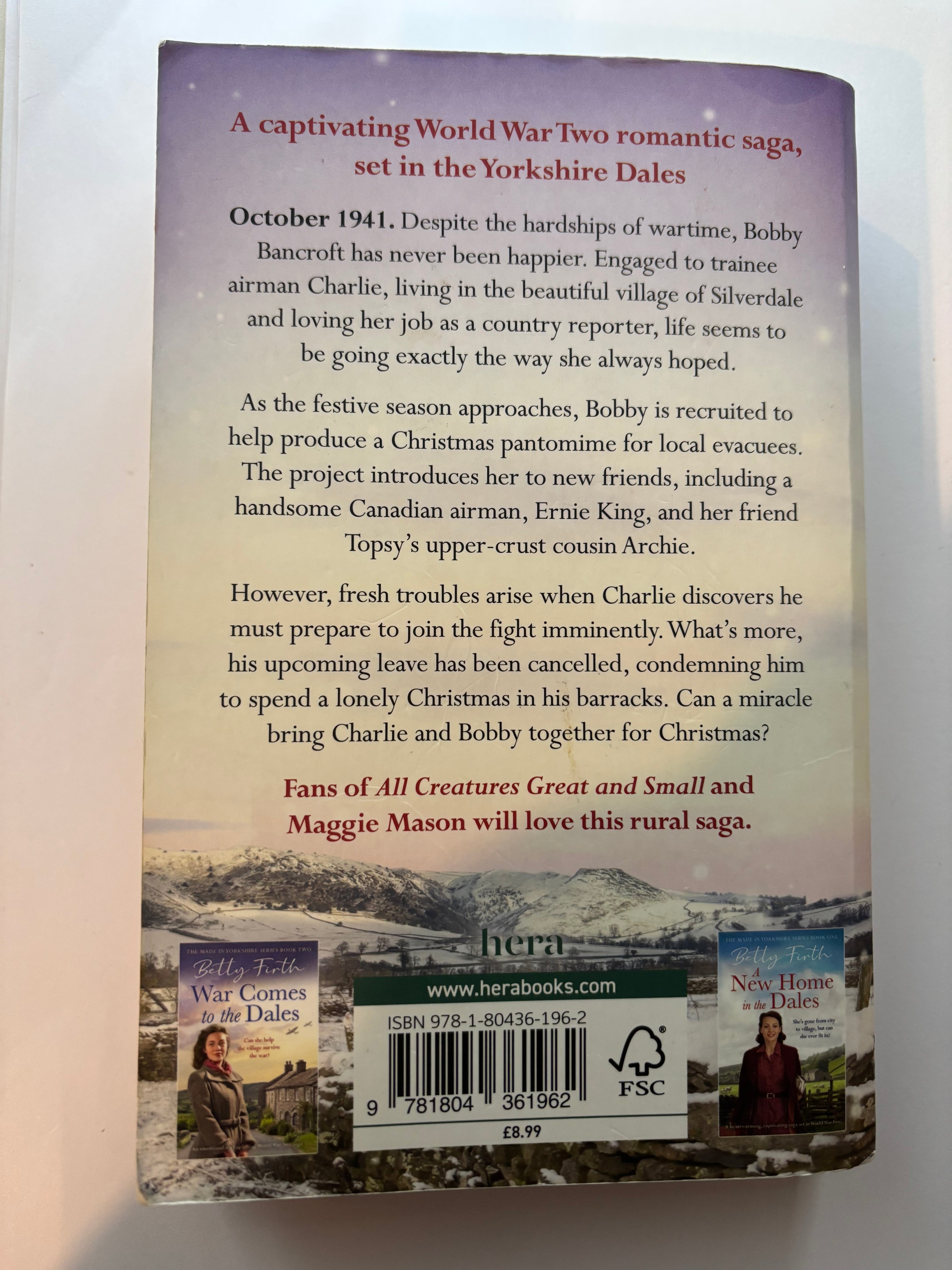 A Wartime in the Dales by Betty Firth