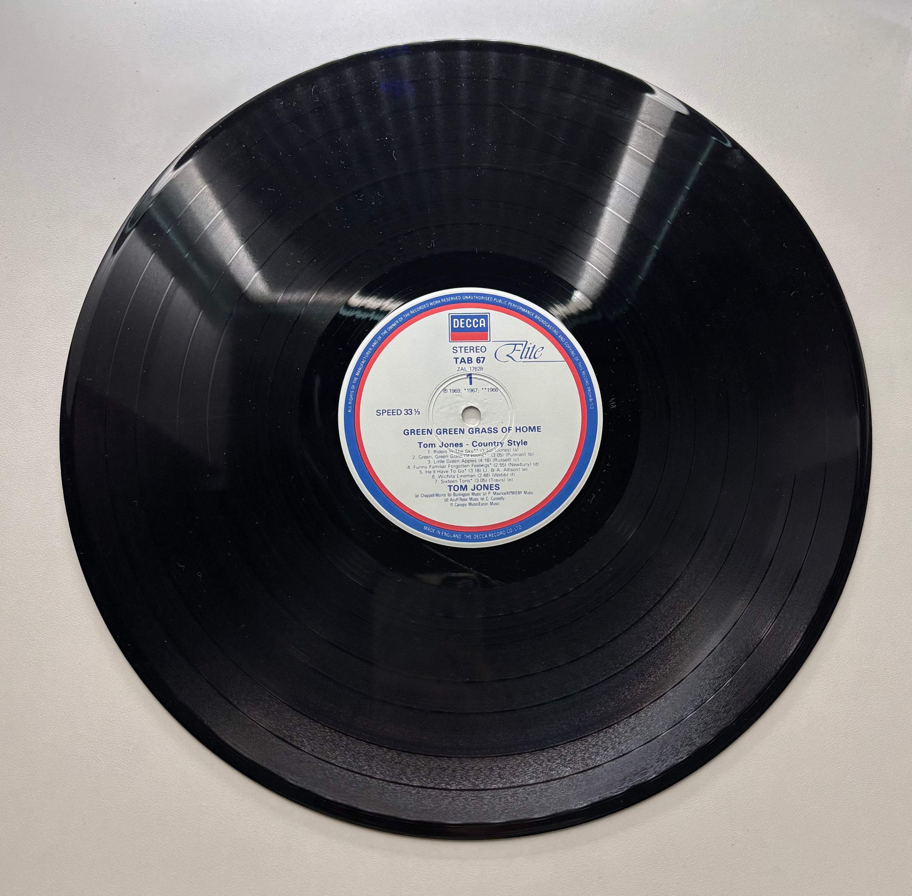 Tom Jones - Country Style Vinyl Album