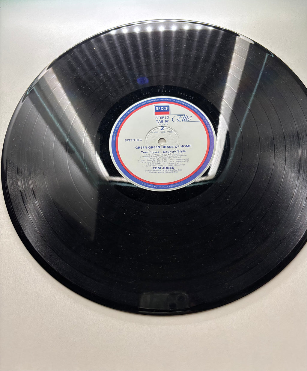 Tom Jones - Country Style Vinyl Album