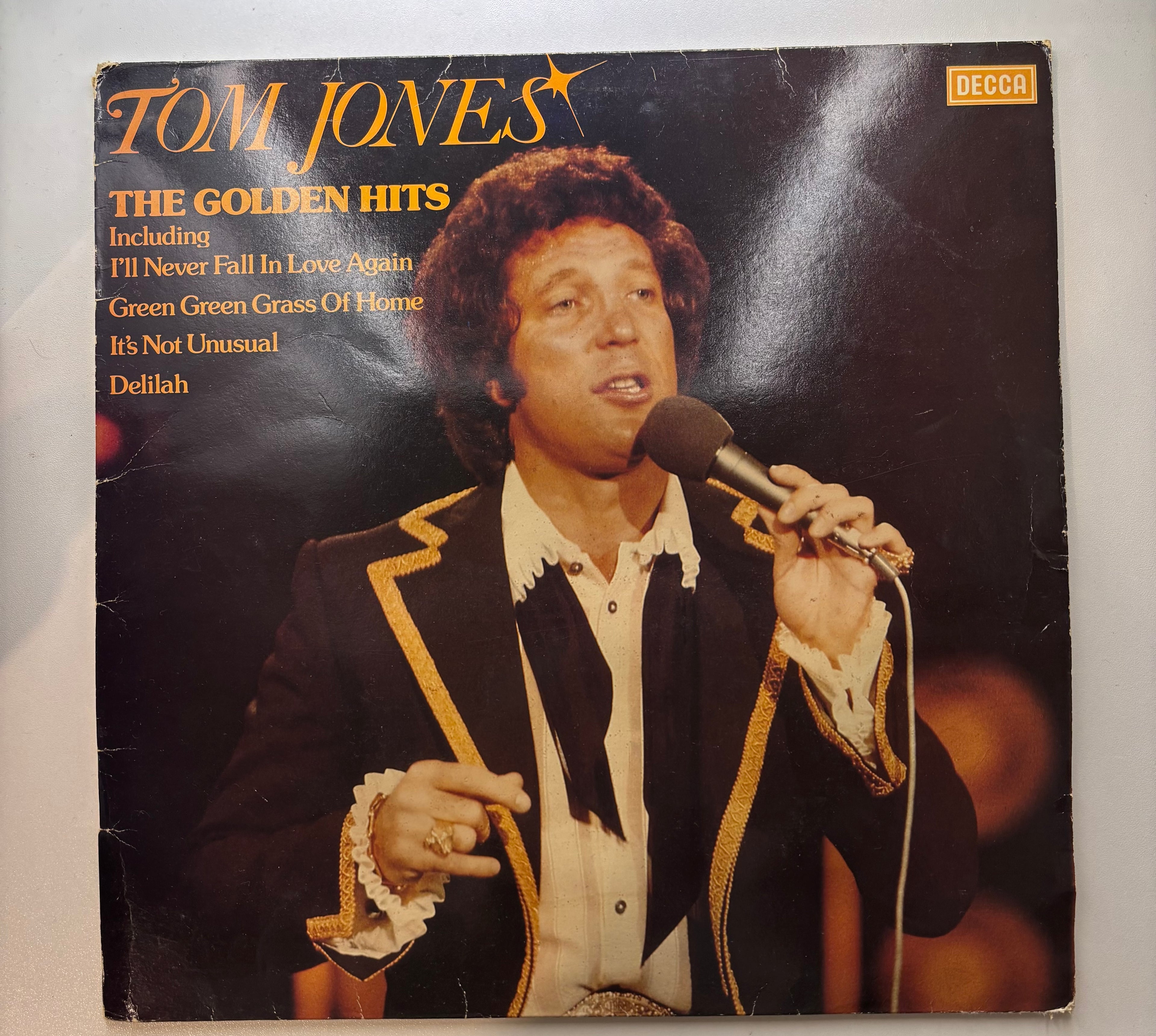 Tome Jones The Golden Hits 1960s vinyl album front cover UK pressing