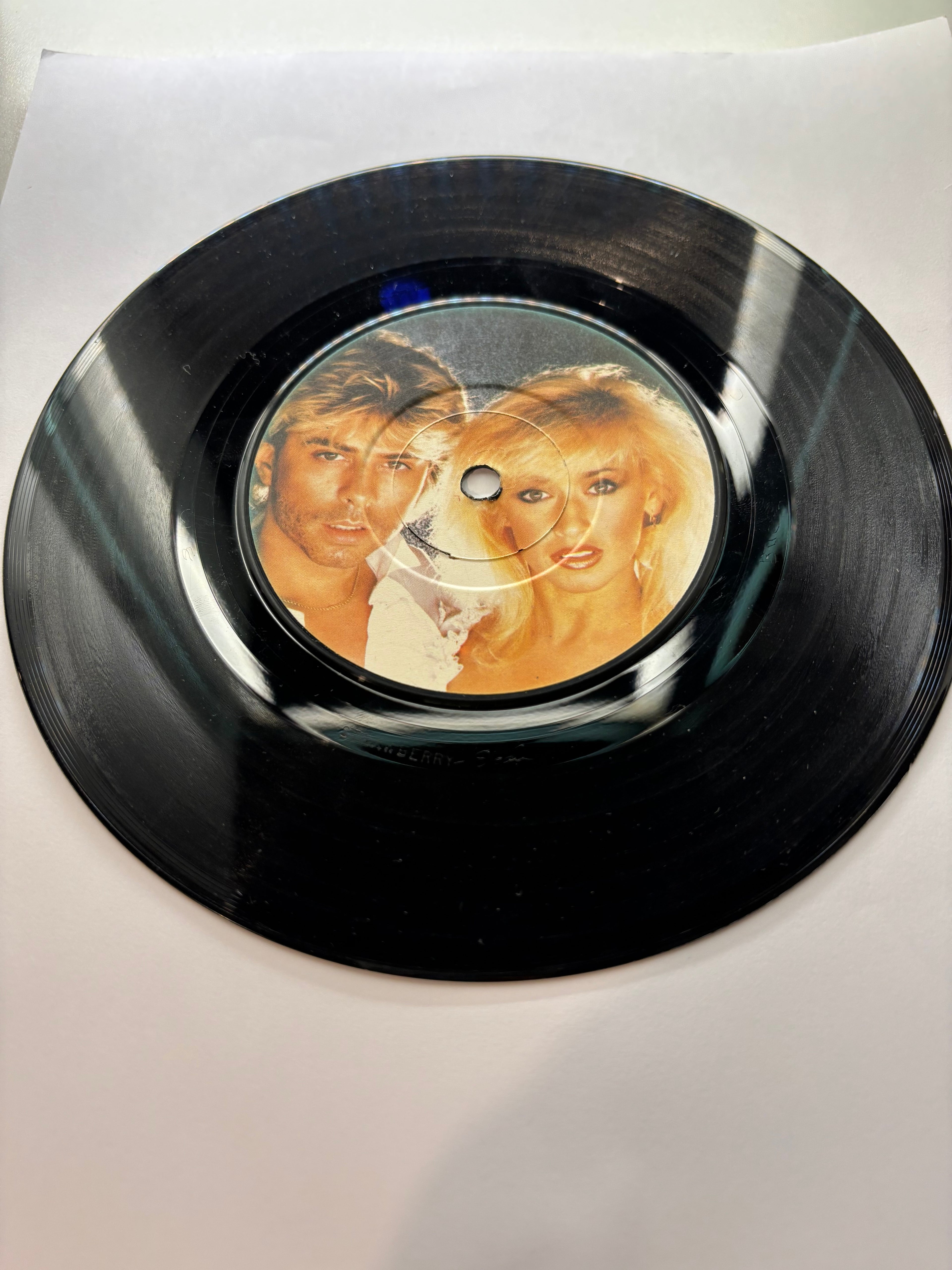 Dollar Mirror Mirror vinyl record label Island records 1981 UK