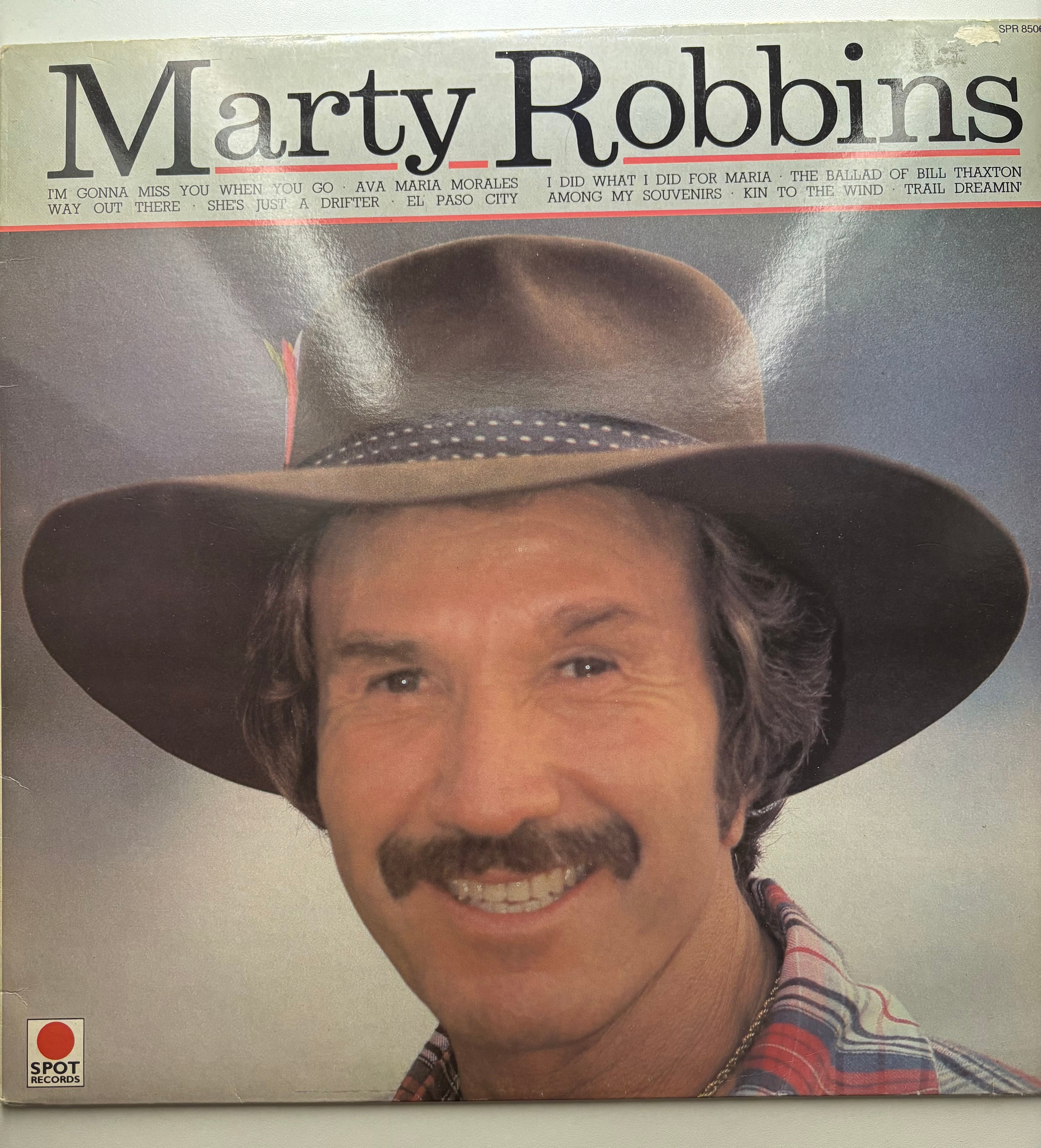 Marty Robbins 1976 vinyl album front cover UK 