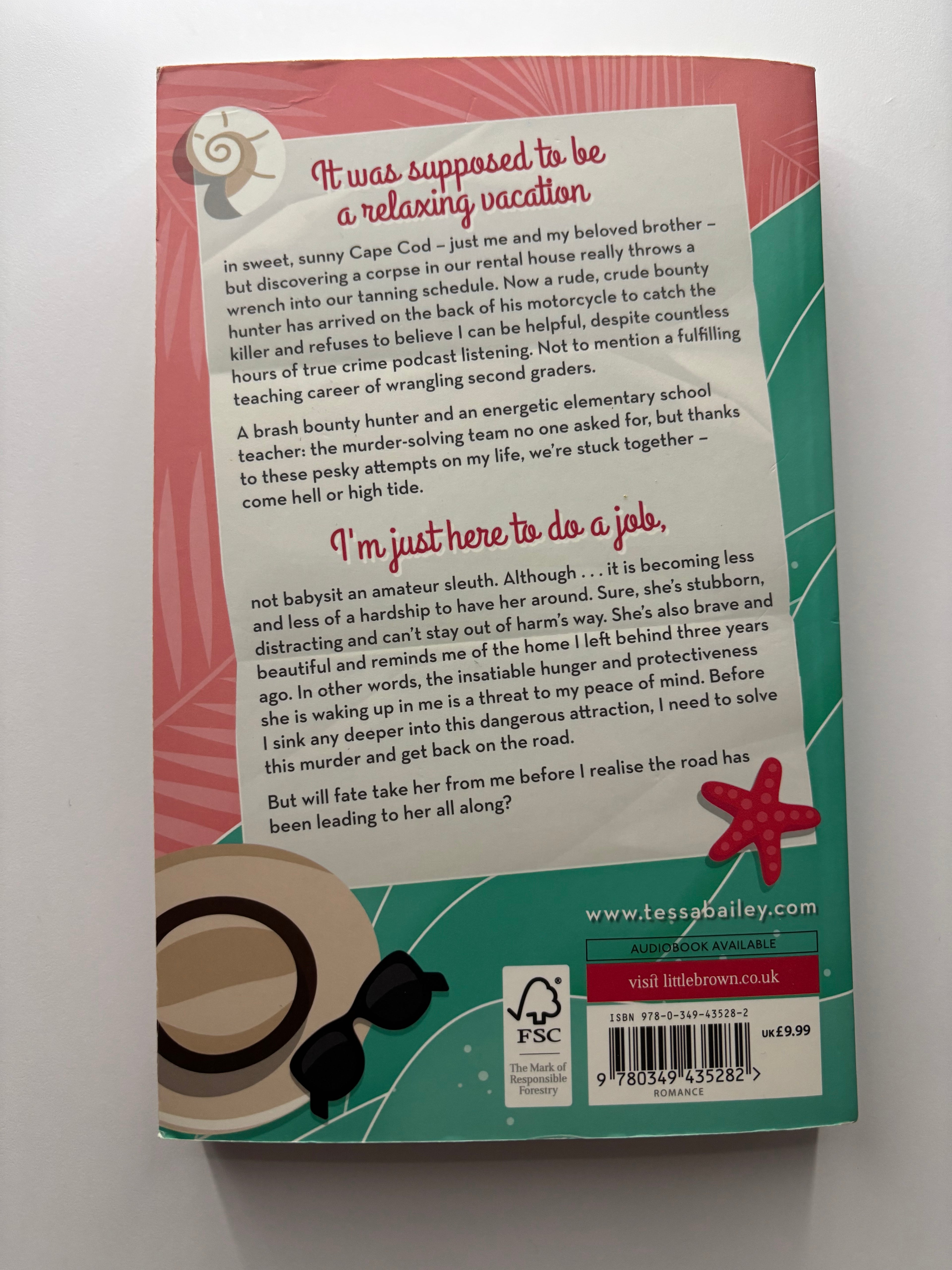 My Killer Vacation by Tessa Bailey back cover description UK