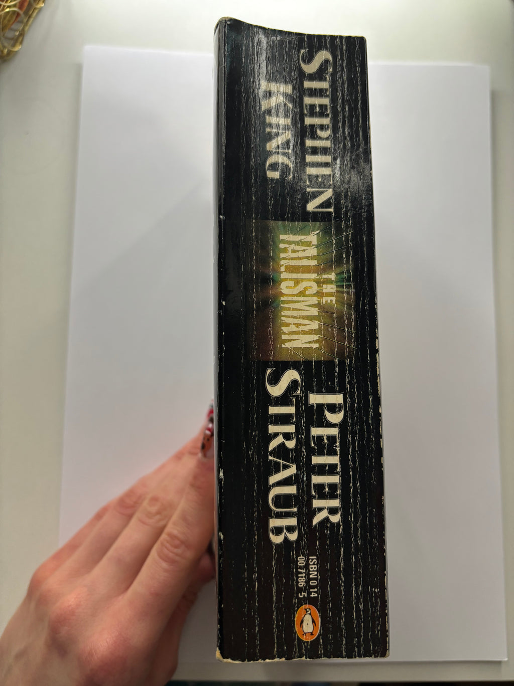 The Talisman by Stephen King and Peter Straub fantasy book spine UK