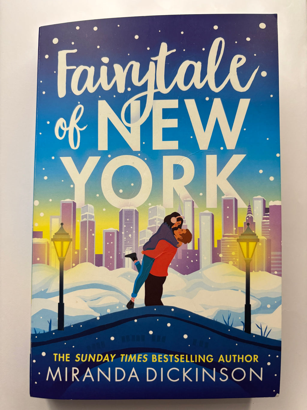 Fairytale of New York by Miranda Dickinson romance book front cover UK