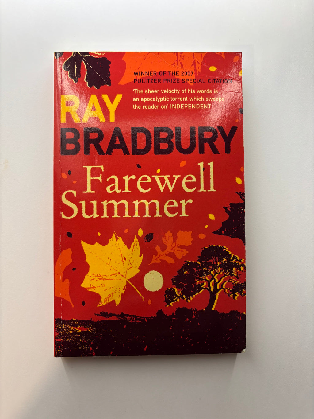 Farewell Summer by Ray Bradbury fiction book front cover UK