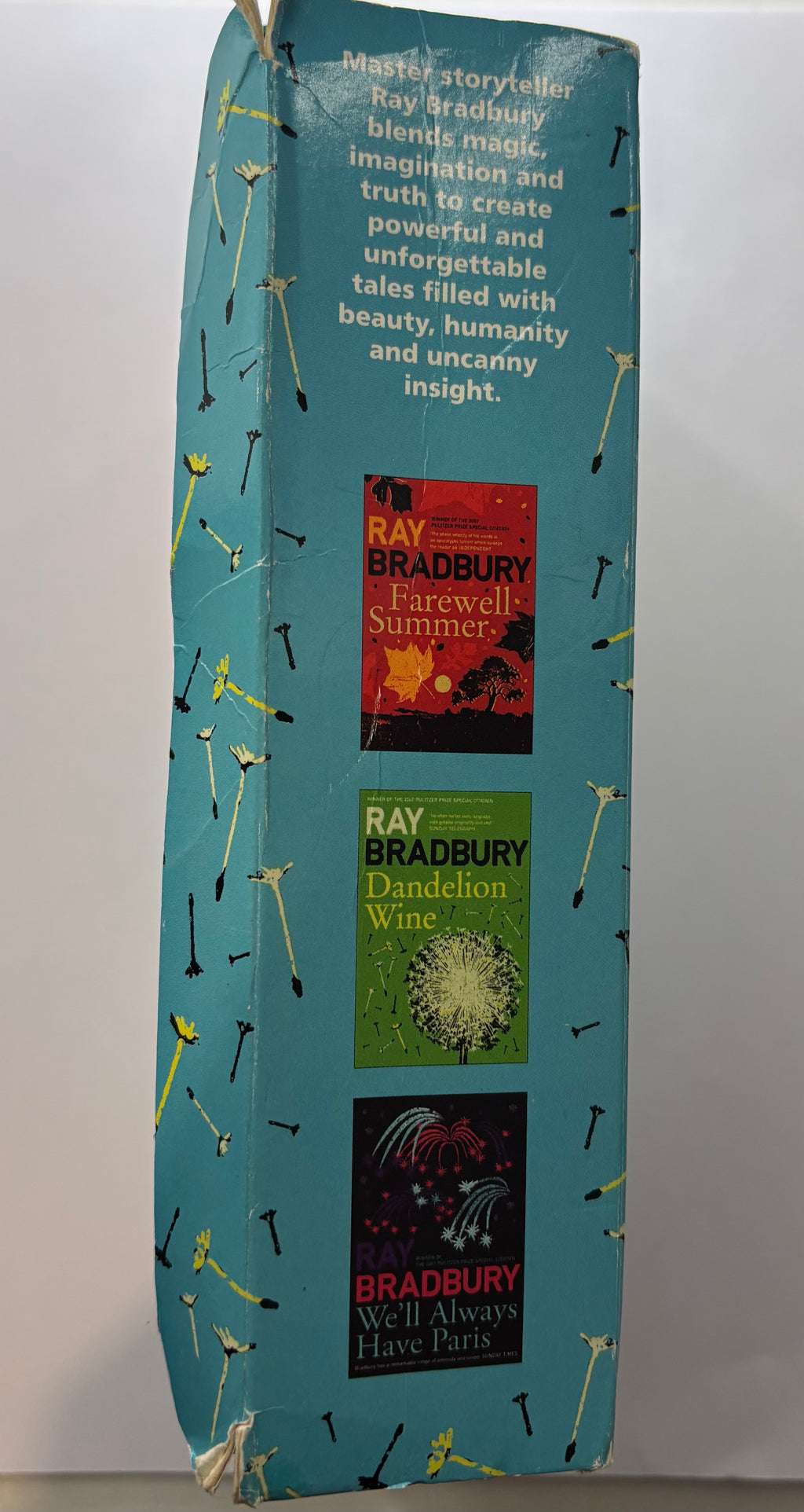 Collection of three Ray Bradbury books on white background UK