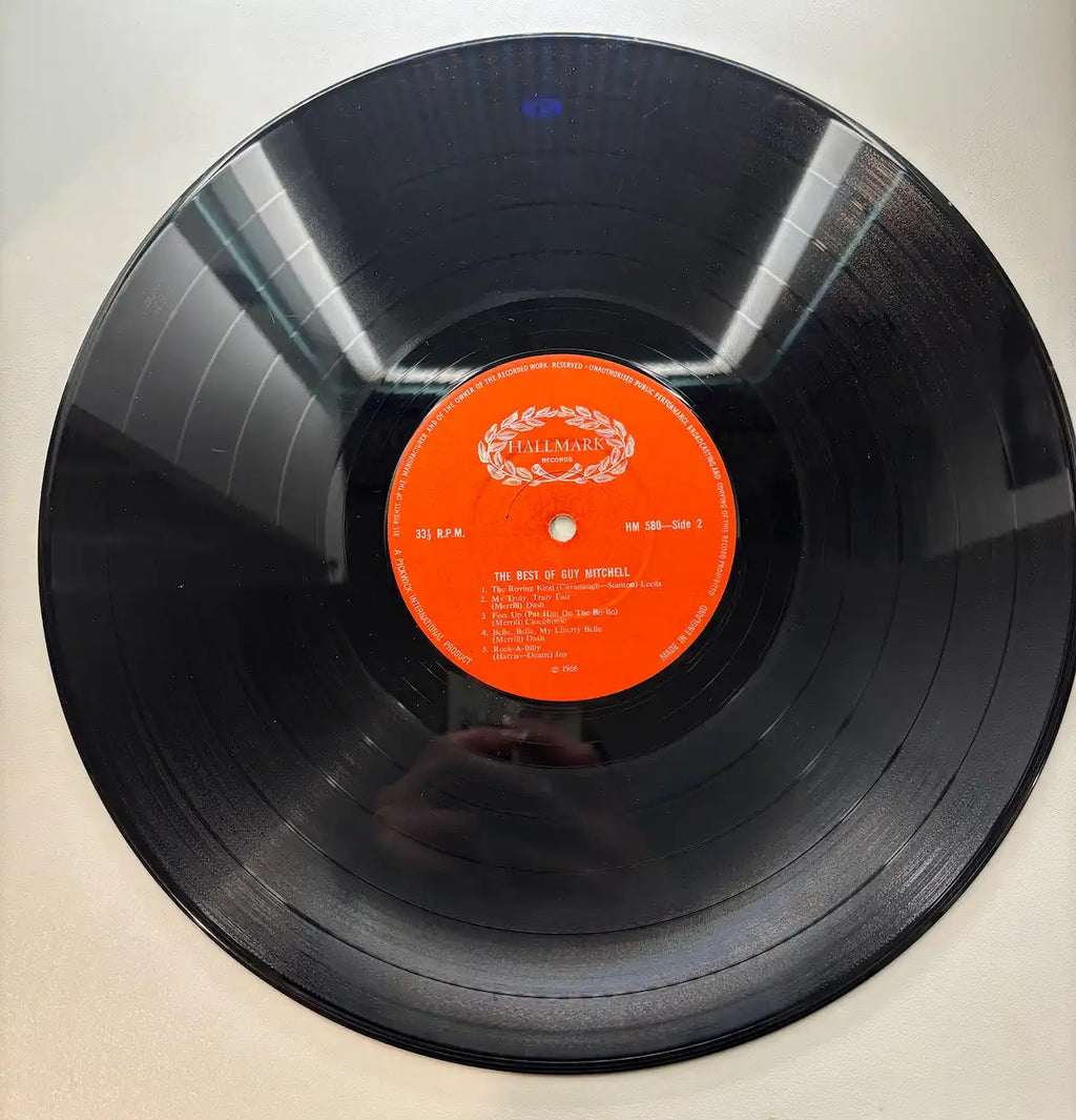The best of Guy Mitchell vinyl record label Hallmark 1966 UK