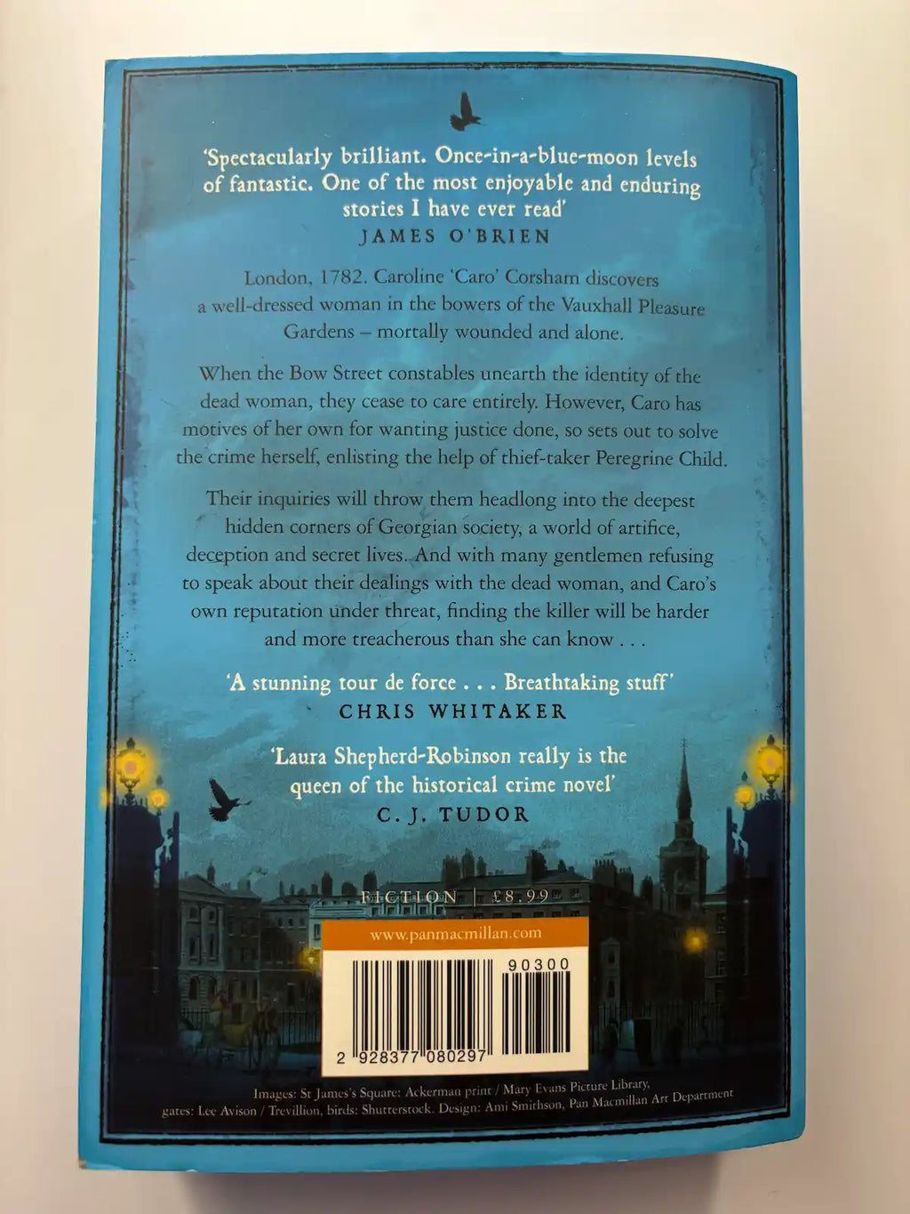 Daughters of Night by Laura Shepherd-Robinson crime novel back cover description UK