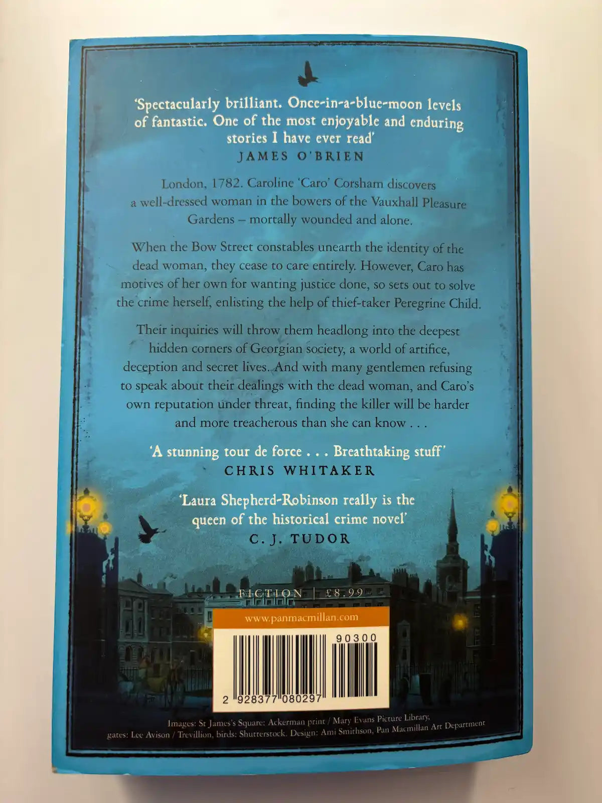 Daughters of Night by Laura Shepherd-Robinson crime novel back cover description UK