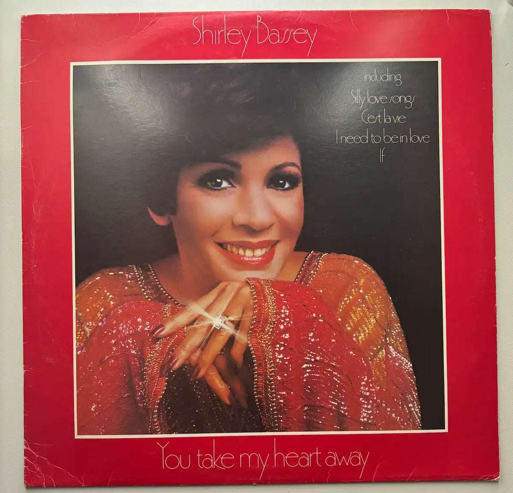 Shirley Bassey You take my heart away 1977 vinyl album front cover UK pressing 