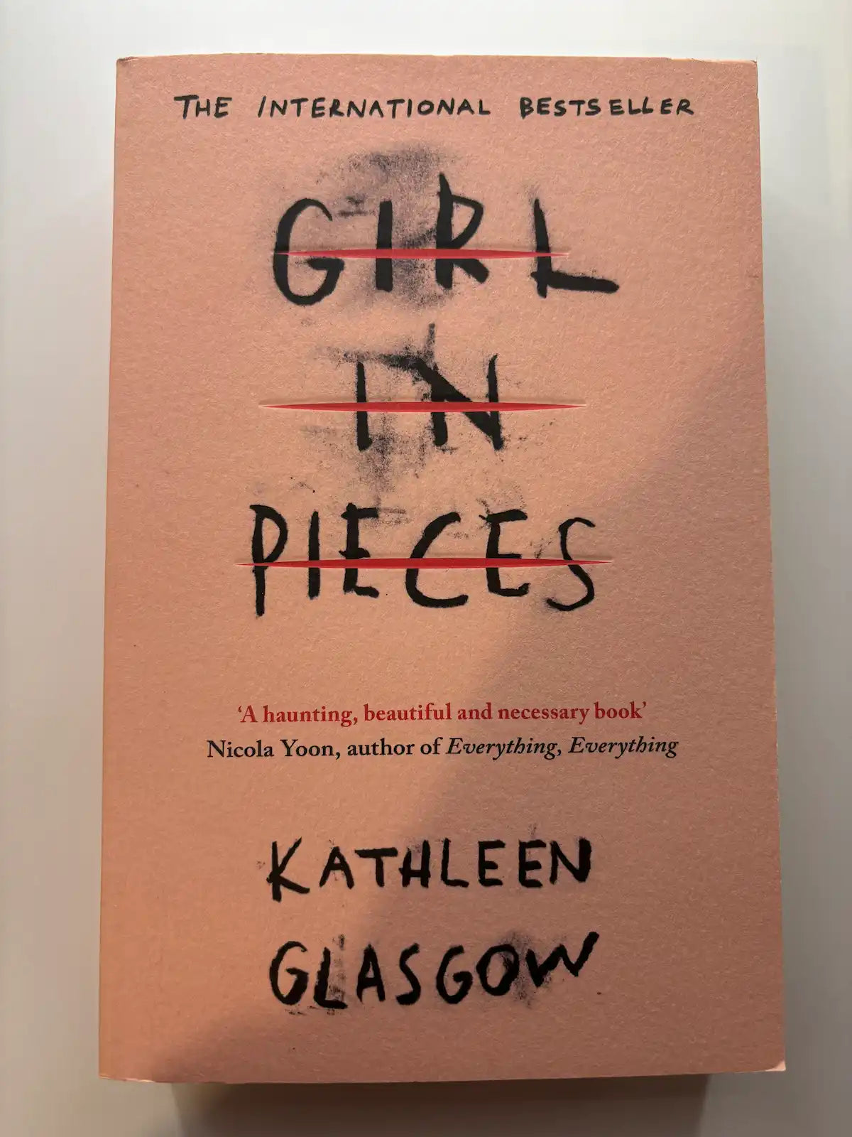 Girl in Pieces by Kathleen Glasgow YA contemporary fiction front cover UK