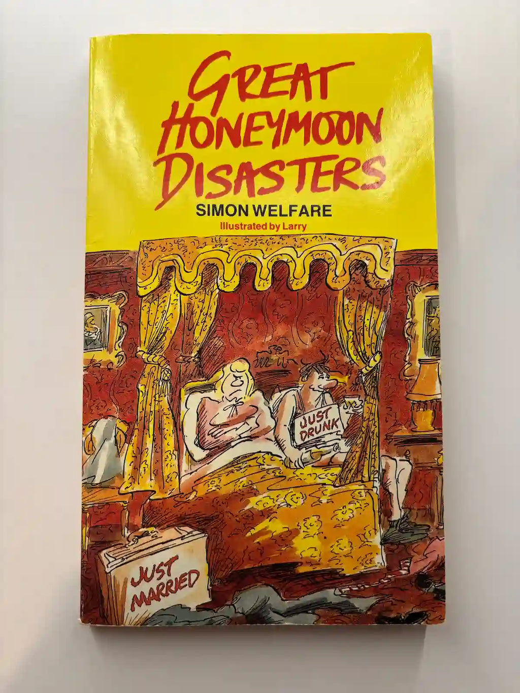 Great Honeymoon Disasters by Simon Welfare humour book front cover UK