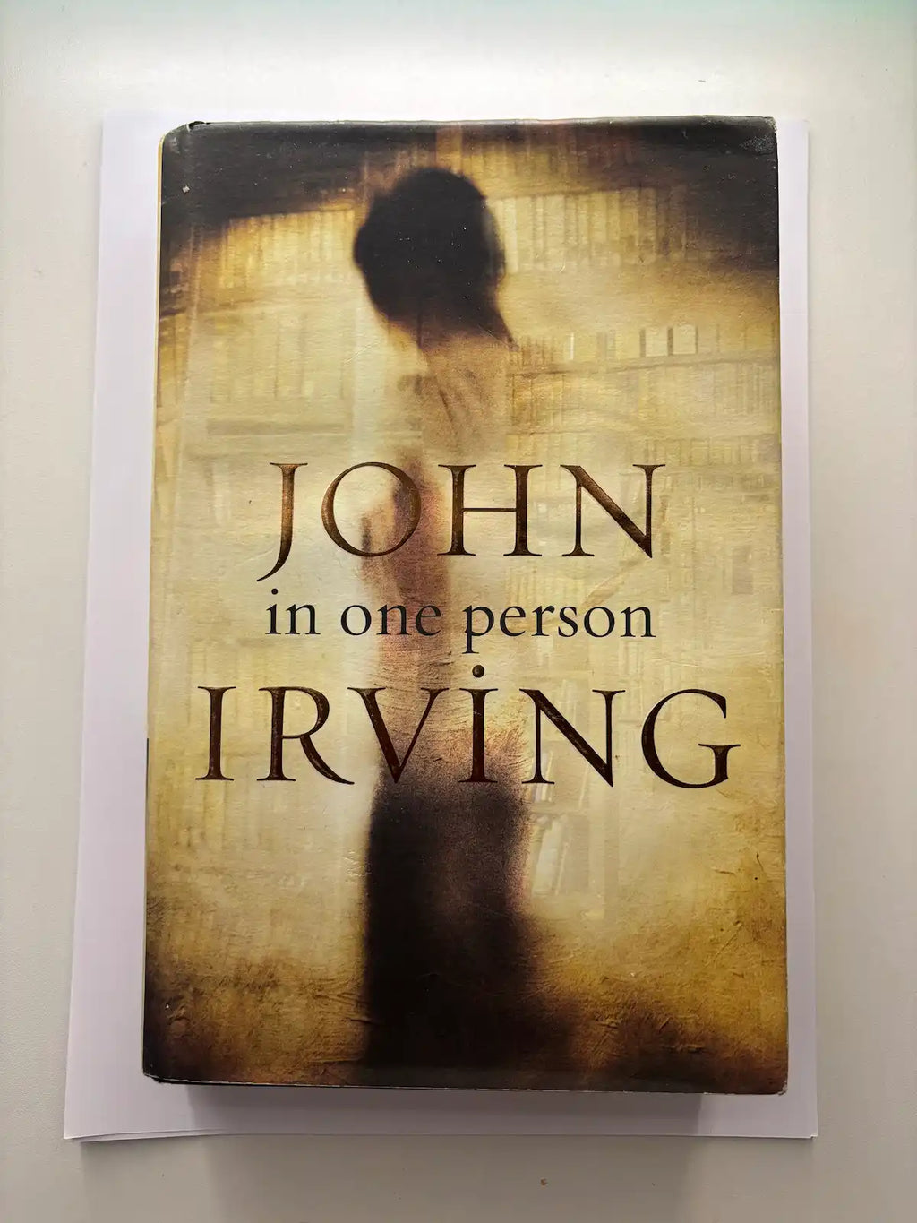In OnePerson by John Irving literary fiction novel front cover UK