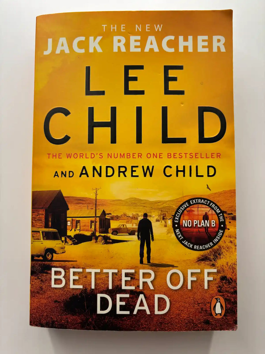 Better of Dead by Lee Child thriller book front cover UK 