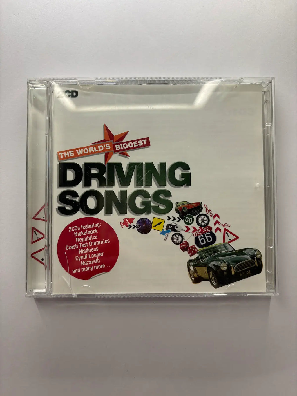 The World's Biggest Driving Songs 2 CD front cover UK